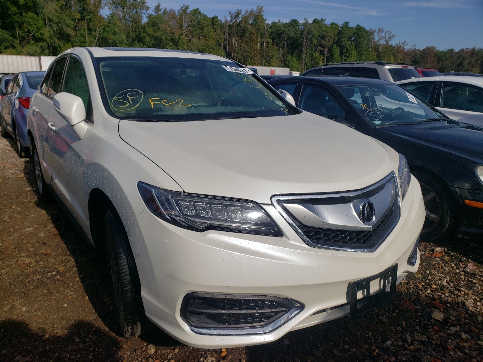 ACURA RDX 2018 with VIN 5J8TB4H32JL019874 - Photo from auction