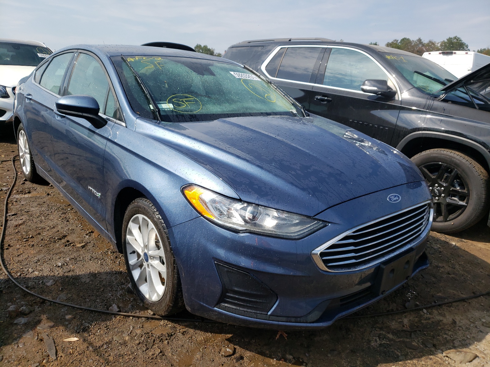 Photo 1 from auction – 2019 FORD FUSION SE with VIN 3FA6P0LU2KR134537