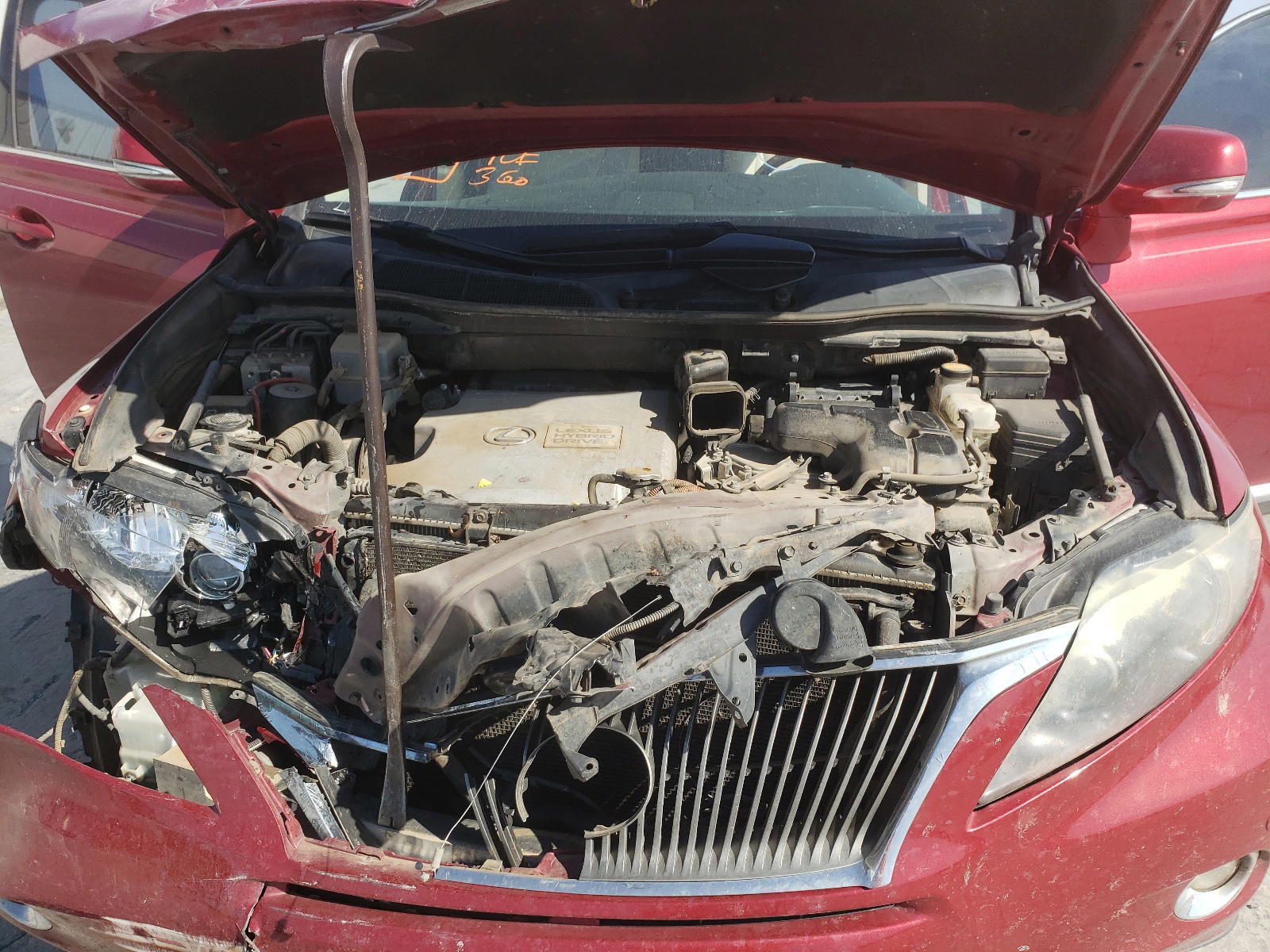 Photo 7 from auction – 2010 LEXUS RX 450 with VIN JTJZB1BAXA2003245