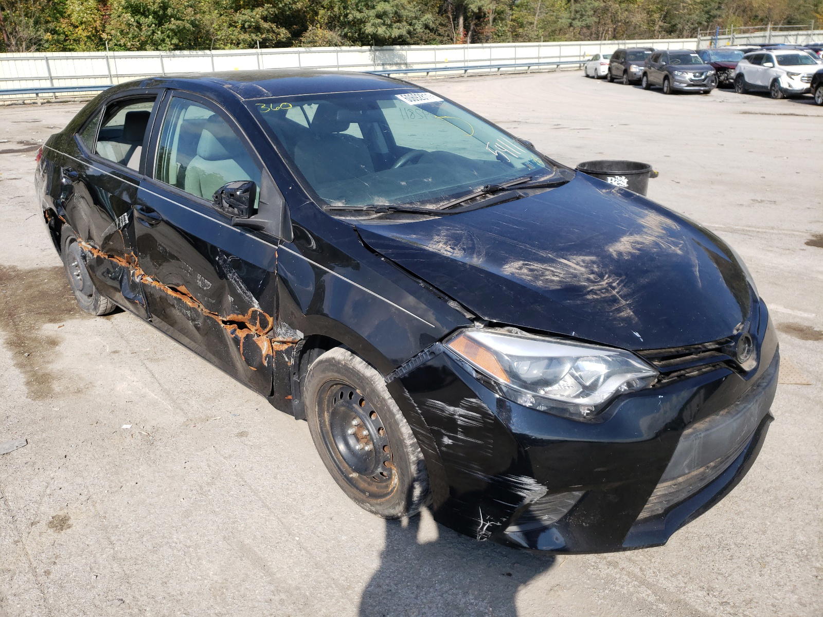 TOYOTA COROLLA L 2014 with VIN 2T1BURHE0EC075411 - Photo from auction
