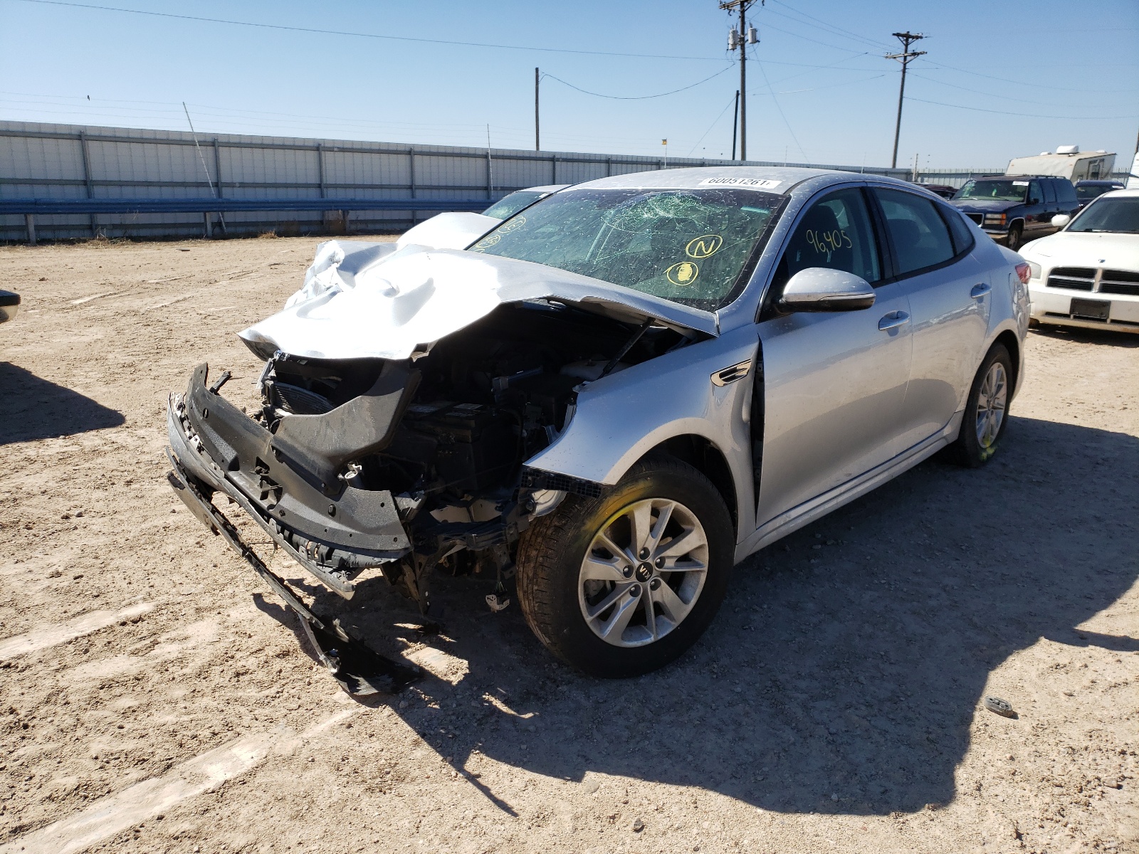 Photo 2 from auction – 2018 KIA OPTIMA LX with VIN 5XXGT4L30JG218314
