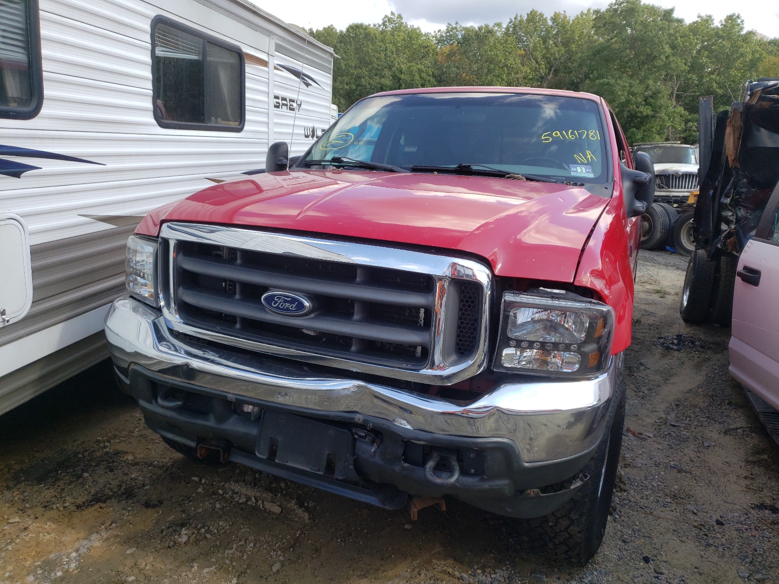 Photo 2 from auction – 2004 FORD F250 SUPER with VIN 1FTNW21L94EA71831
