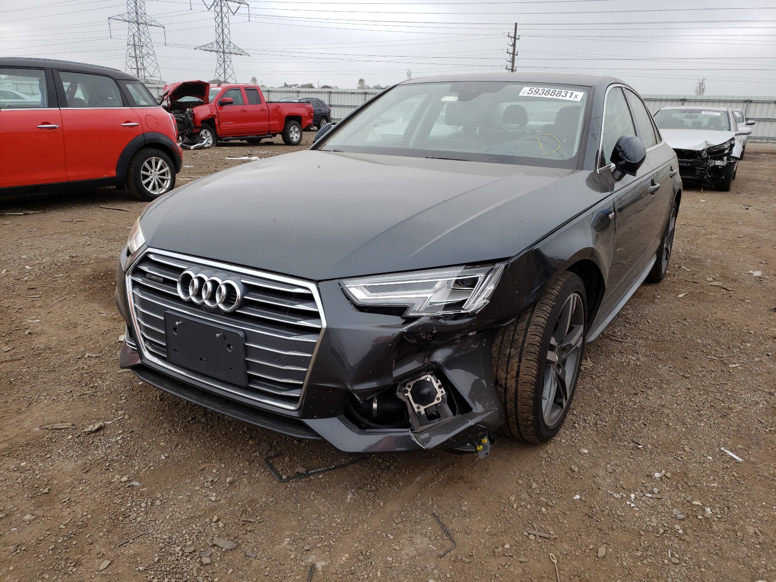 Photo 2 from auction – 2017 AUDI A4 PRESTIG with VIN WAUFNAF45HN028495