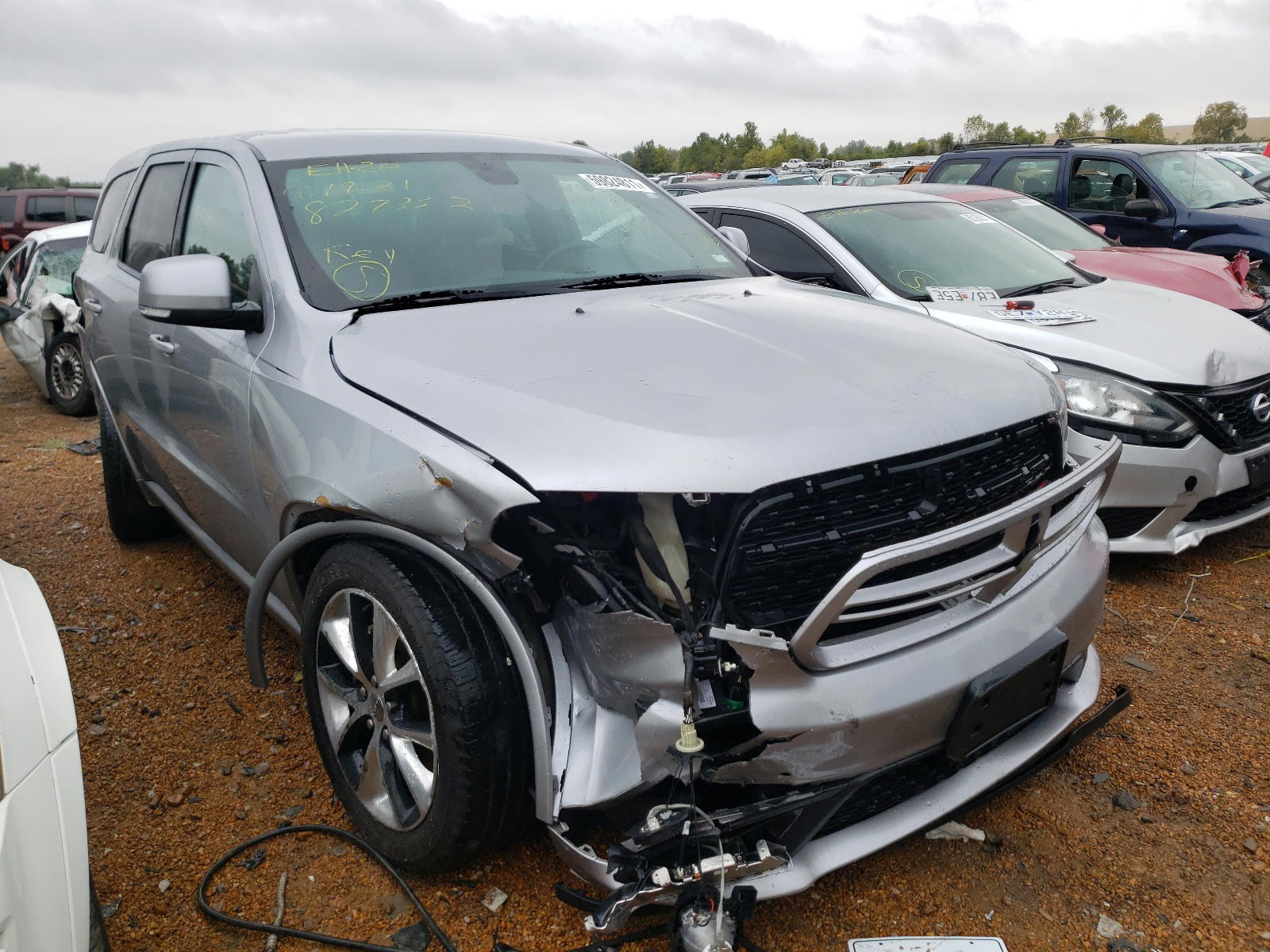DODGE DURANGO R/ 2014 with VIN 1C4SDJCT5EC391158 - Photo from auction