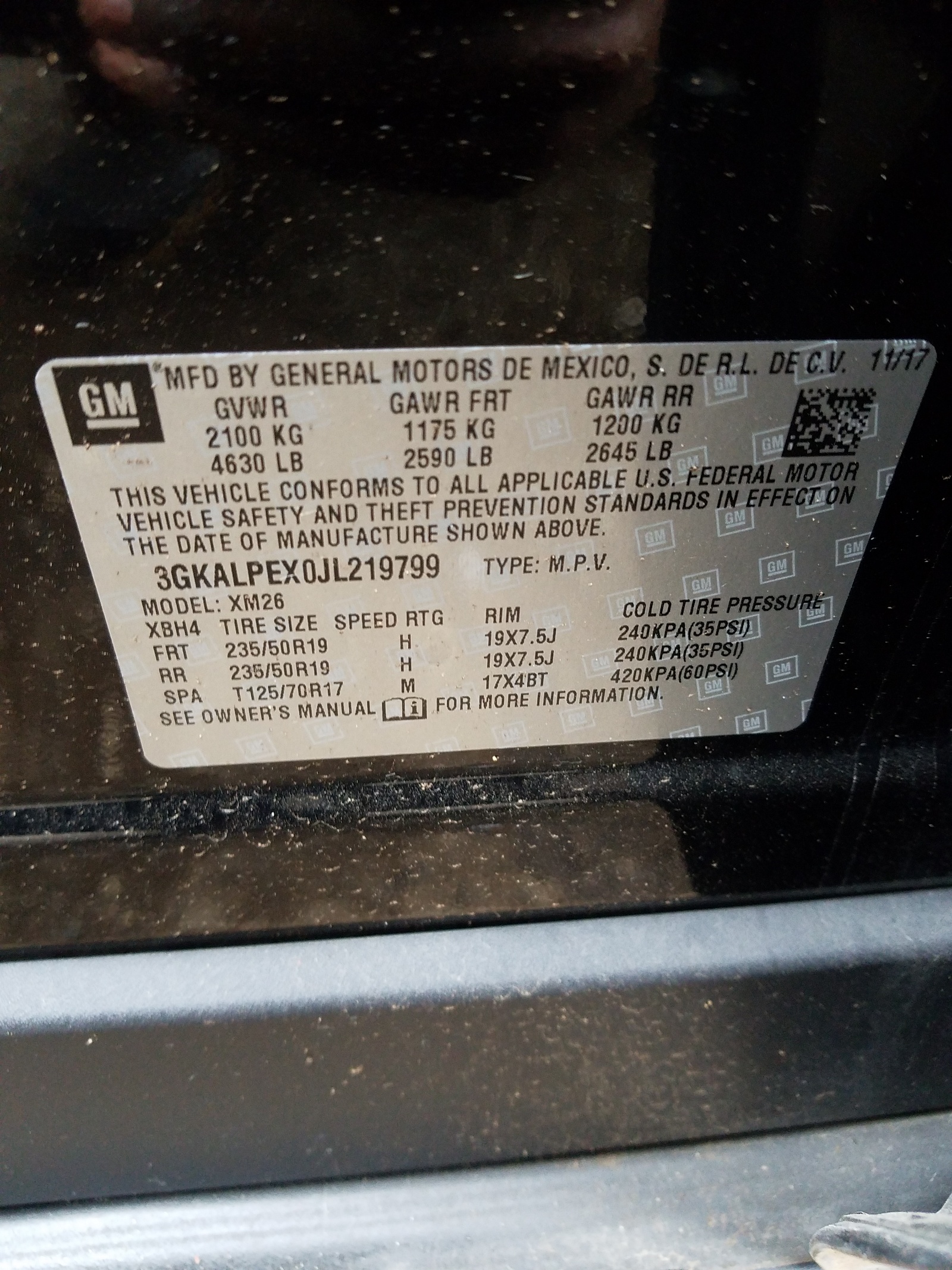 Zdjęcie 10 z aukcji – 2018 GMC TERRAIN SL z VIN 3GKALPEX0JL219799