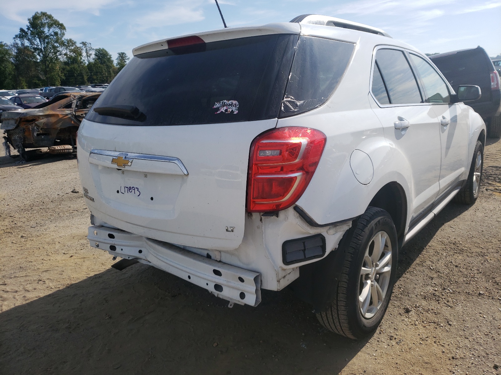 Photo 4 from auction – 2017 CHEVROLET EQUINOX LT with VIN 2GNALCEKXH1535674