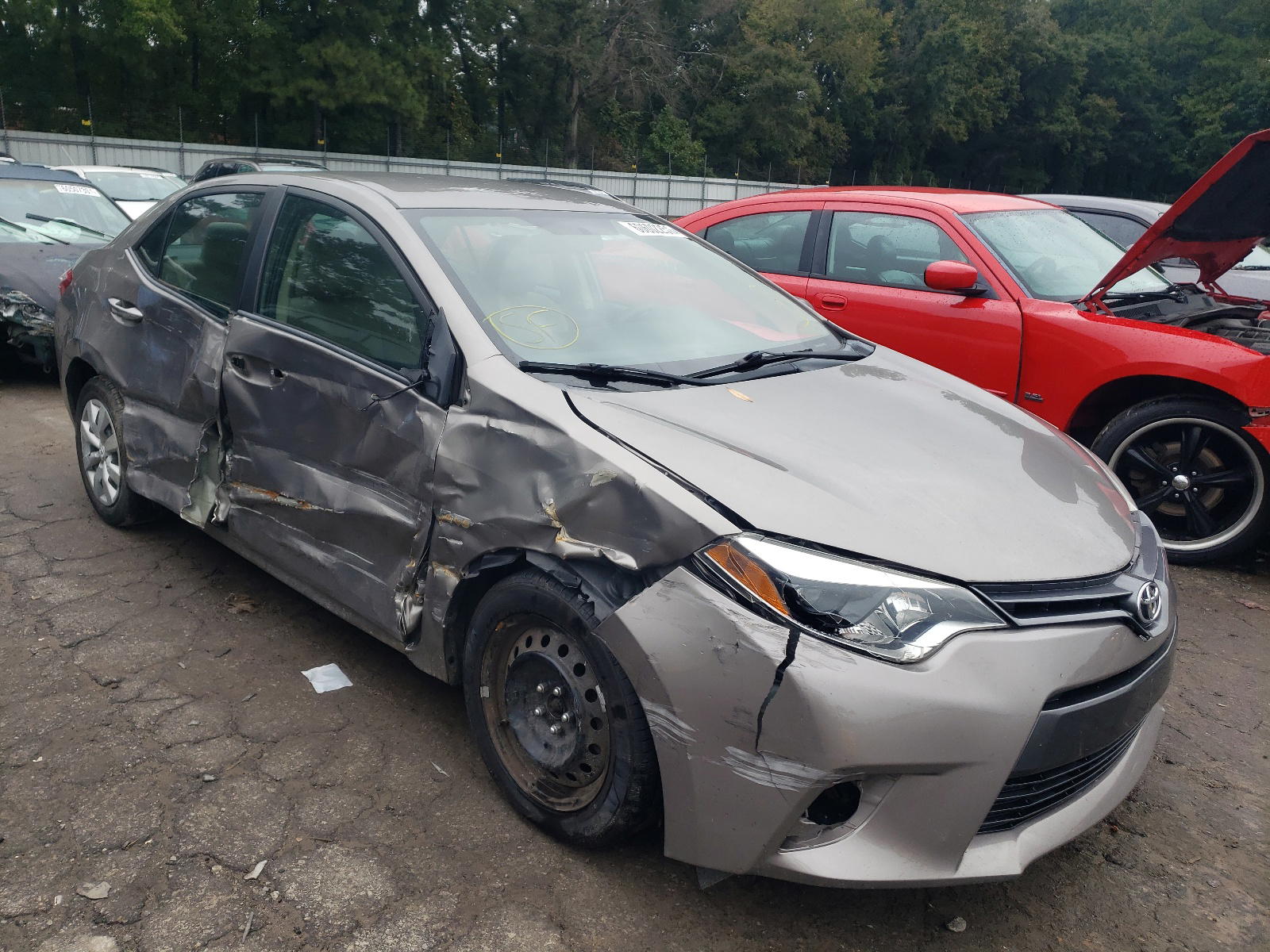 TOYOTA COROLLA L 2015 with VIN 2T1BURHE6FC329947 - Photo from auction