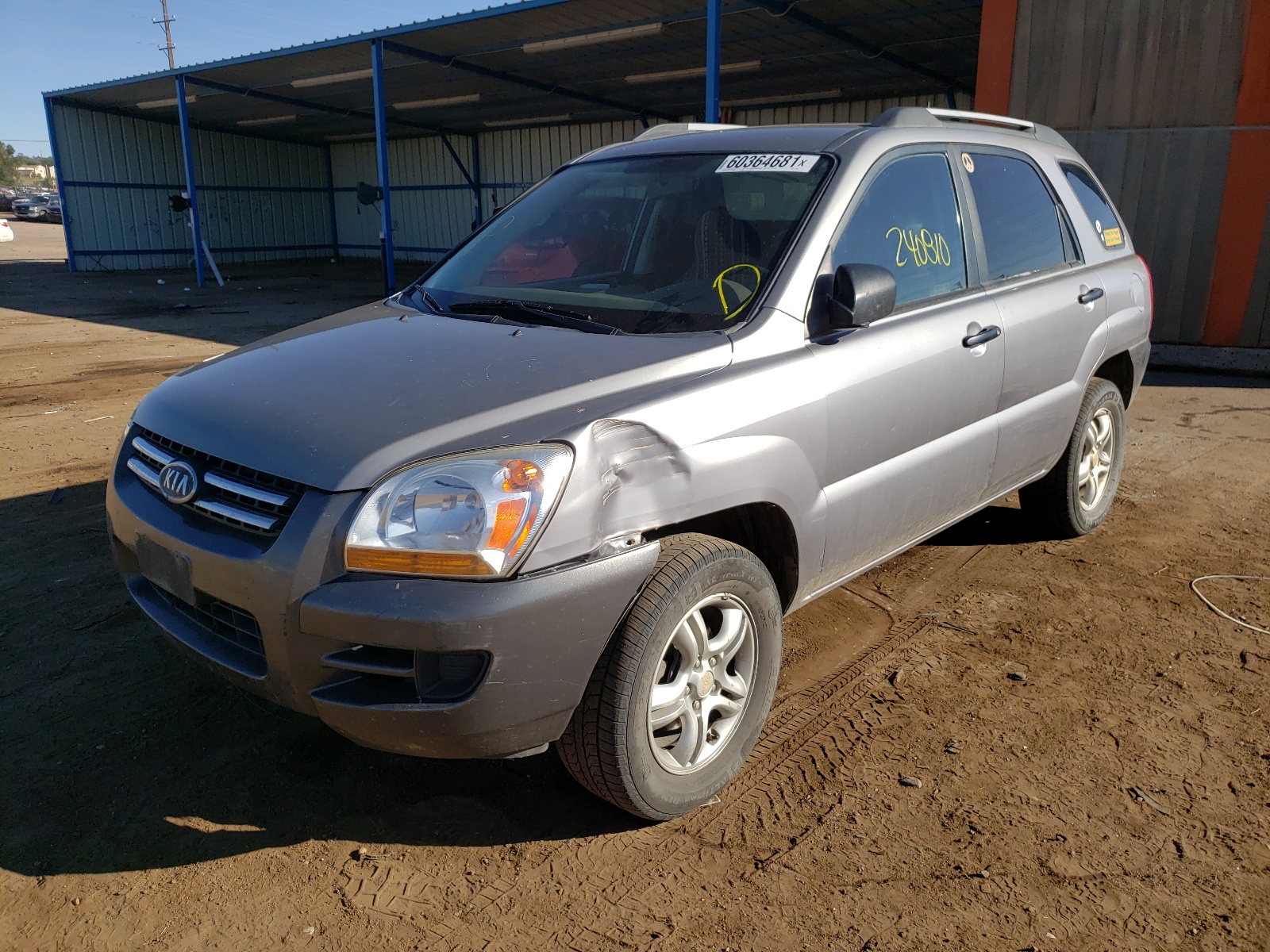 Photo 2 from auction – 2008 KIA SPORTAGE E with VIN KNDJE723087521261