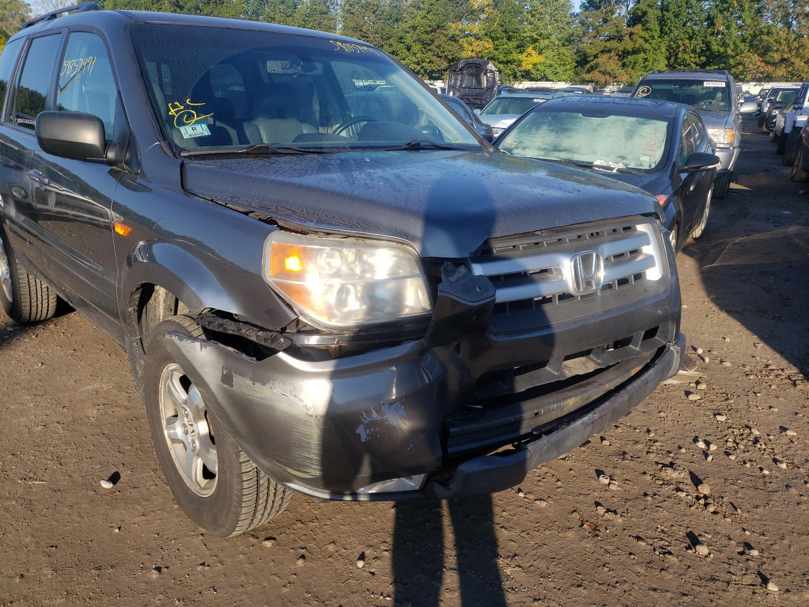 Photo 9 from auction – 2007 HONDA PILOT EXL with VIN 2HKYF18567H502967