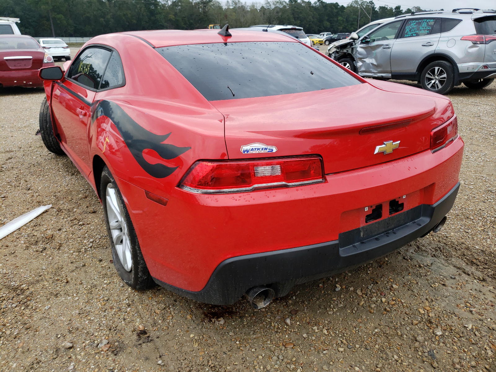 Photo 3 from auction – 2015 CHEVROLET CAMARO LS with VIN 2G1FB1E33F9195192