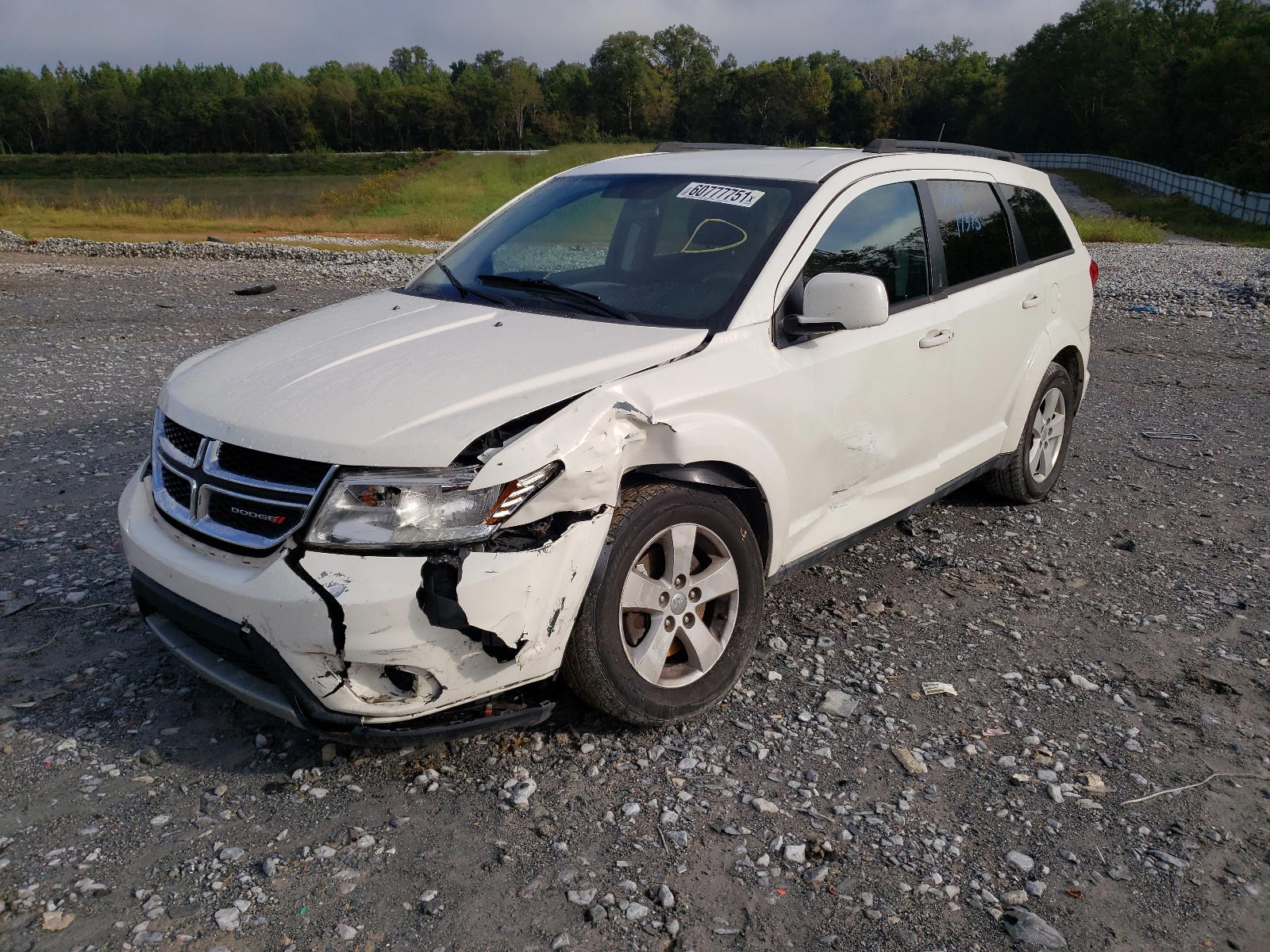 Photo 2 from auction – 2012 DODGE JOURNEY SX with VIN 3C4PDCBG7CT355446