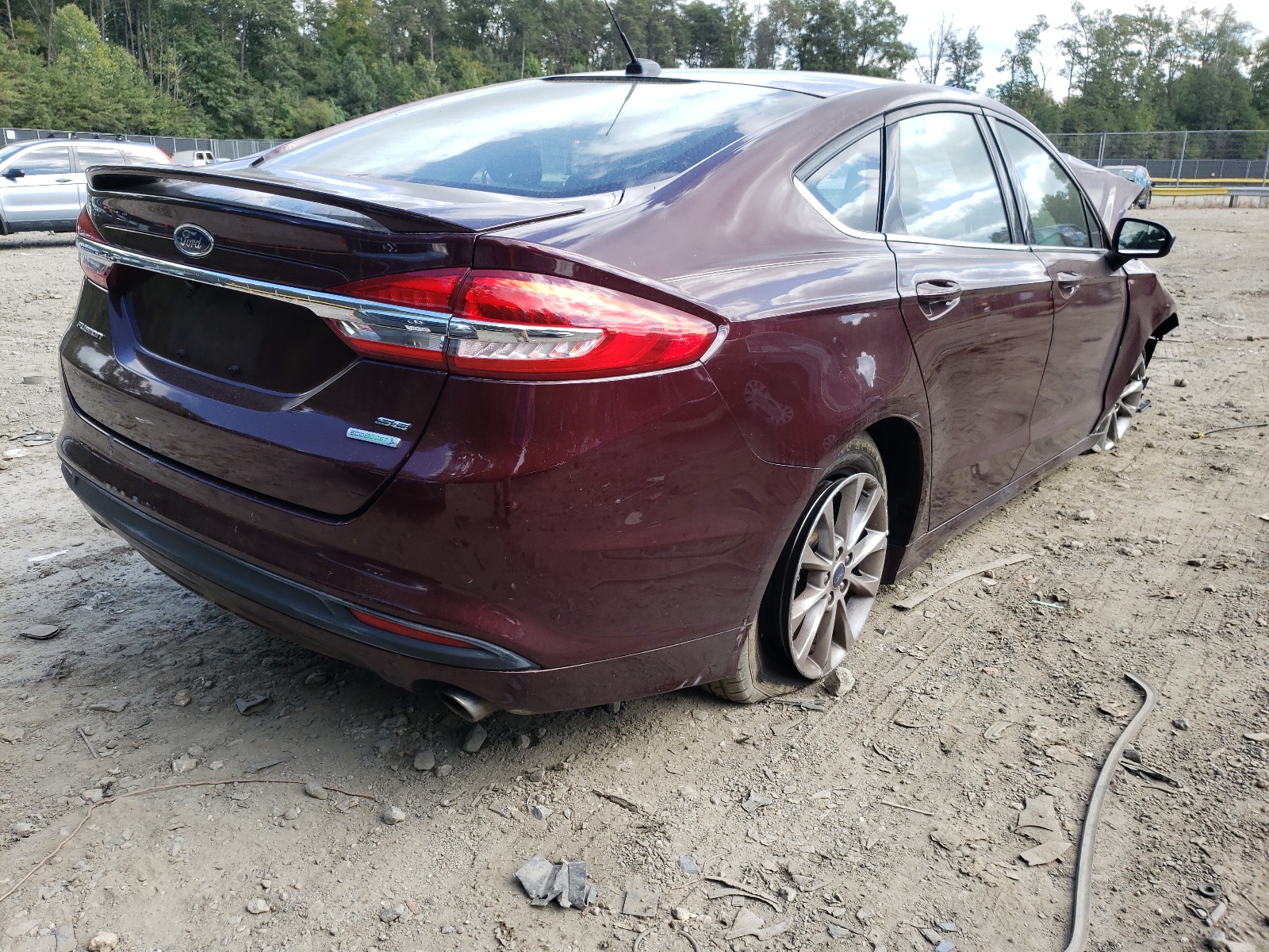 Photo 4 from auction – 2017 FORD FUSION SE with VIN 3FA6P0HD2HR122101