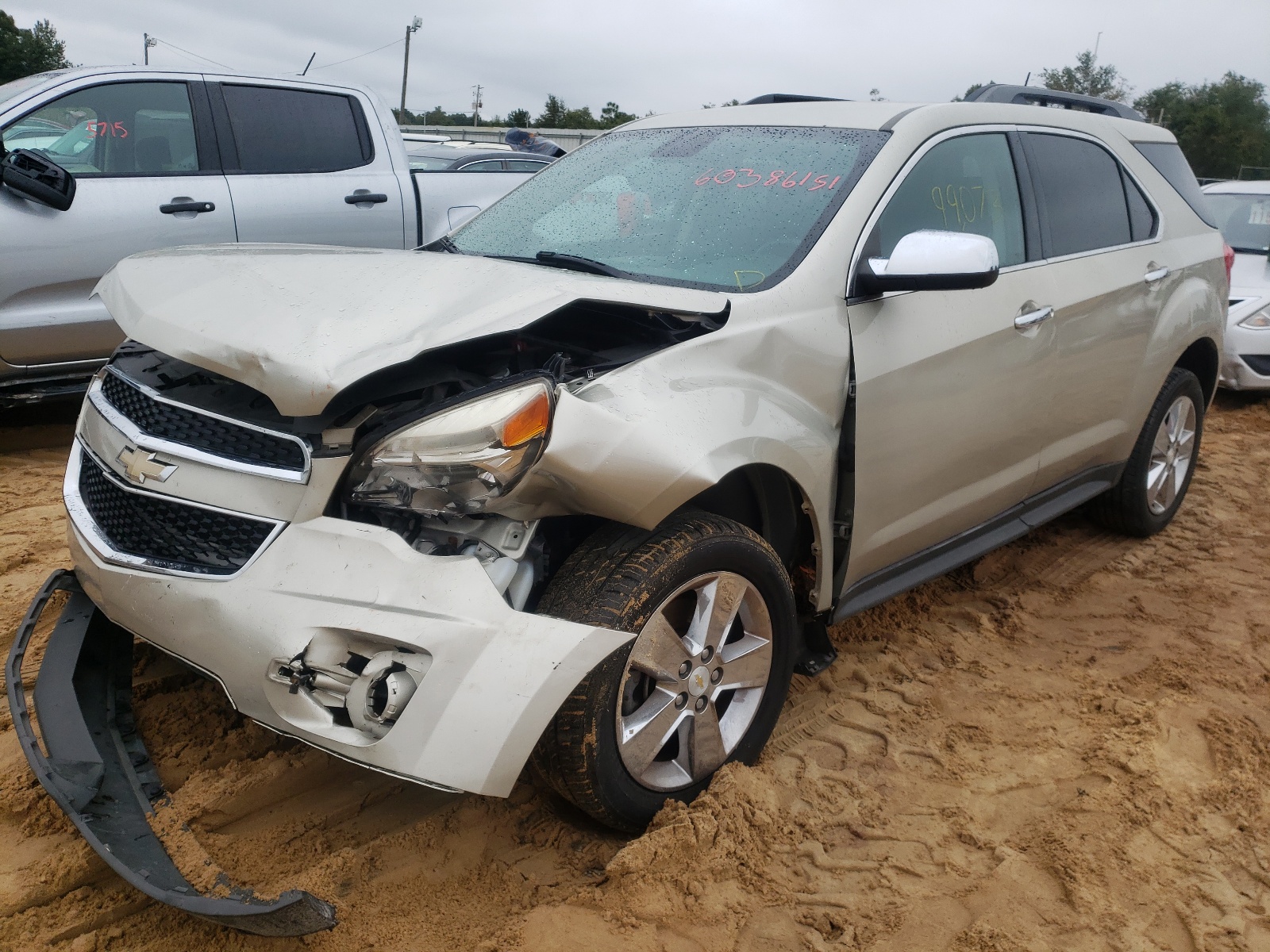Photo 2 from auction – 2014 CHEVROLET EQUINOX LT with VIN 2GNALBEK1E6338836
