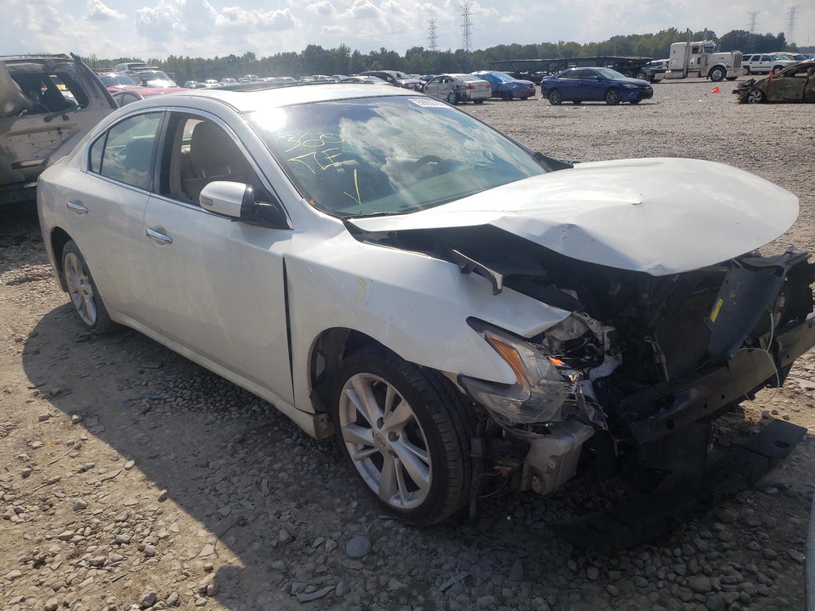 NISSAN MAXIMA S 2014 with VIN 1N4AA5AP6EC467414 - Photo from auction