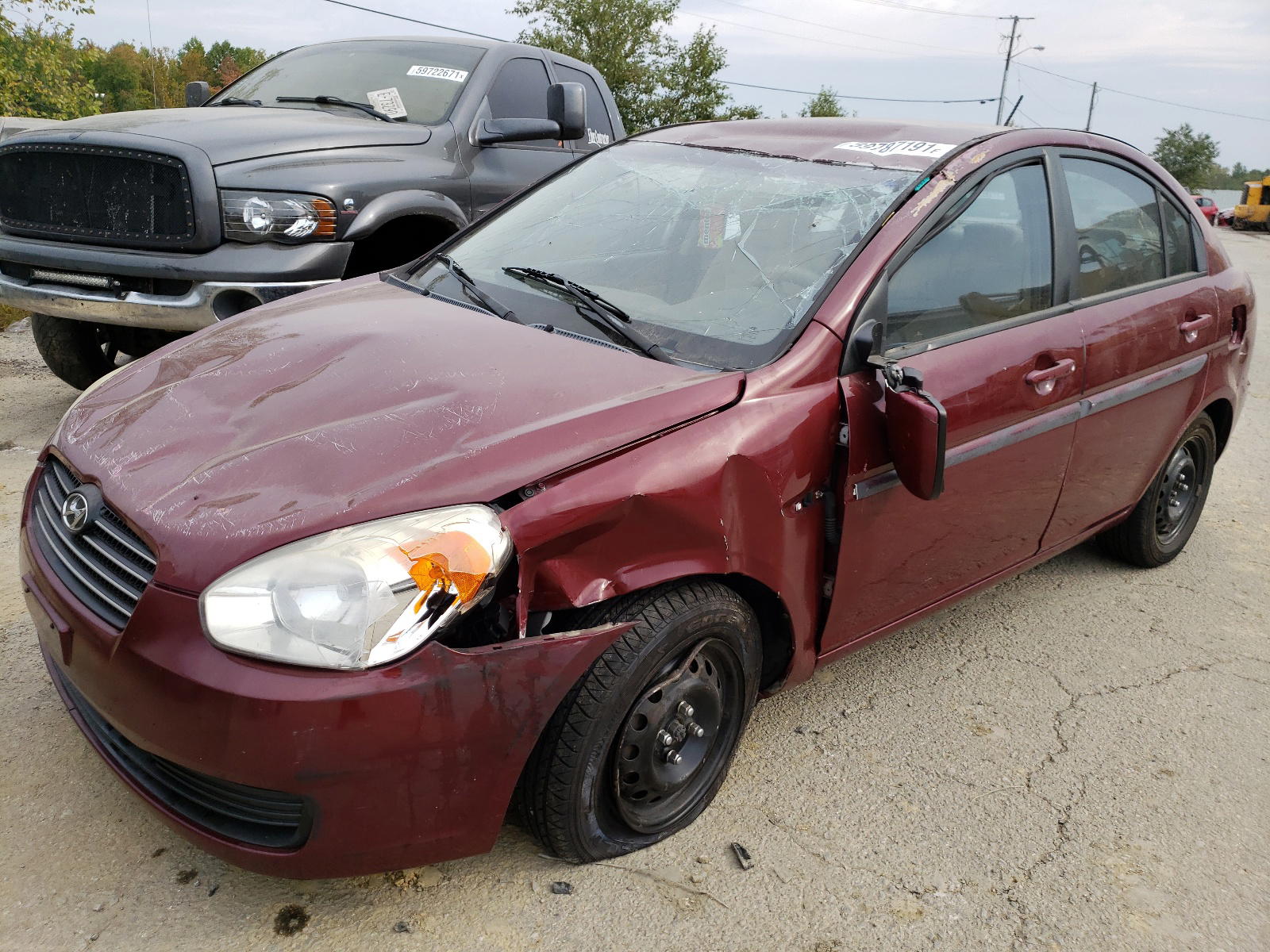 Photo 2 from auction – 2009 HYUNDAI ACCENT GLS with VIN KMHCN46C19U328777