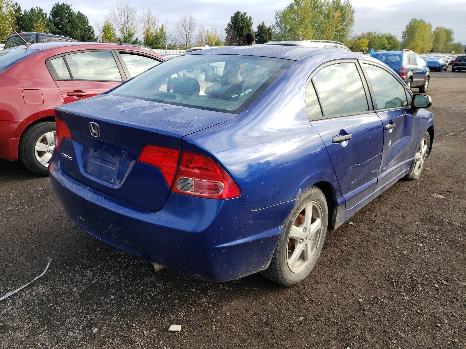Photo 4 from auction – 2006 HONDA CIVIC DX V with VIN 2HGFA16346H034608