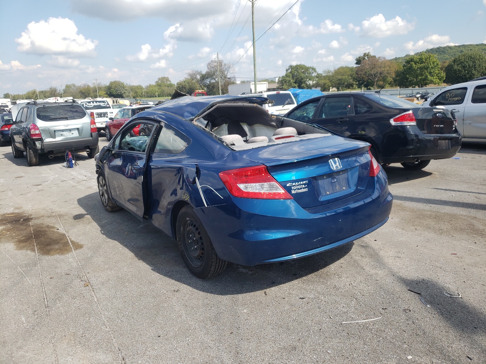 Photo 3 from auction – 2012 HONDA CIVIC LX with VIN 2HGFG3B53CH501059