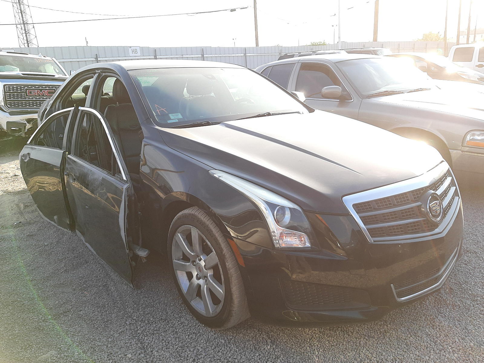 CADILLAC ATS 2013 with VIN 1G6AA5RA5D0168624 - Photo from auction