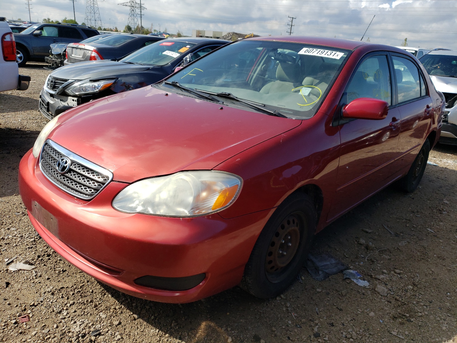 Photo 2 from auction – 2008 TOYOTA COROLLA CE with VIN 1NXBR32E78Z014311