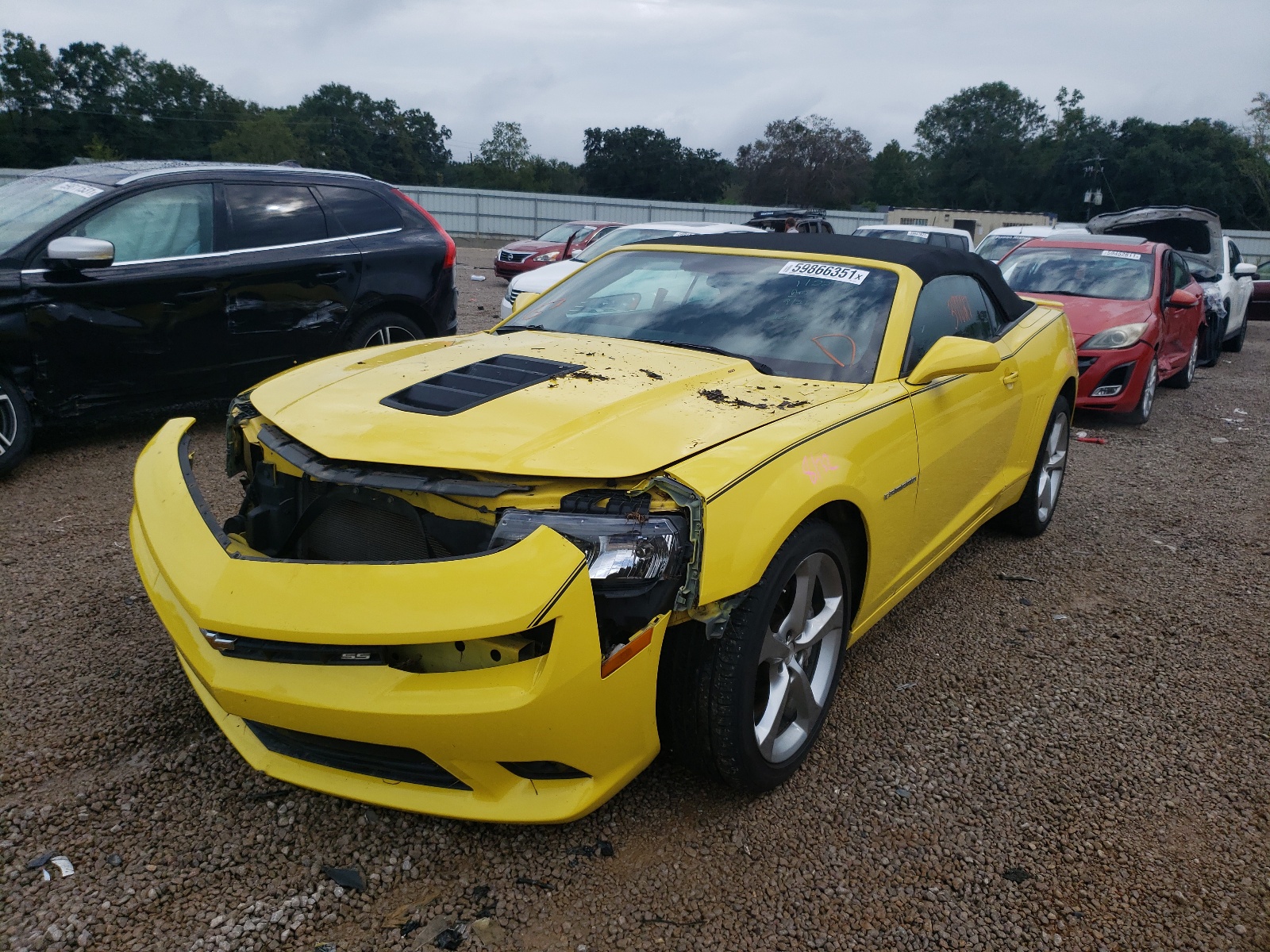 Photo 2 from auction – 2015 CHEVROLET CAMARO 2SS with VIN 2G1FK3DJ2F9175155