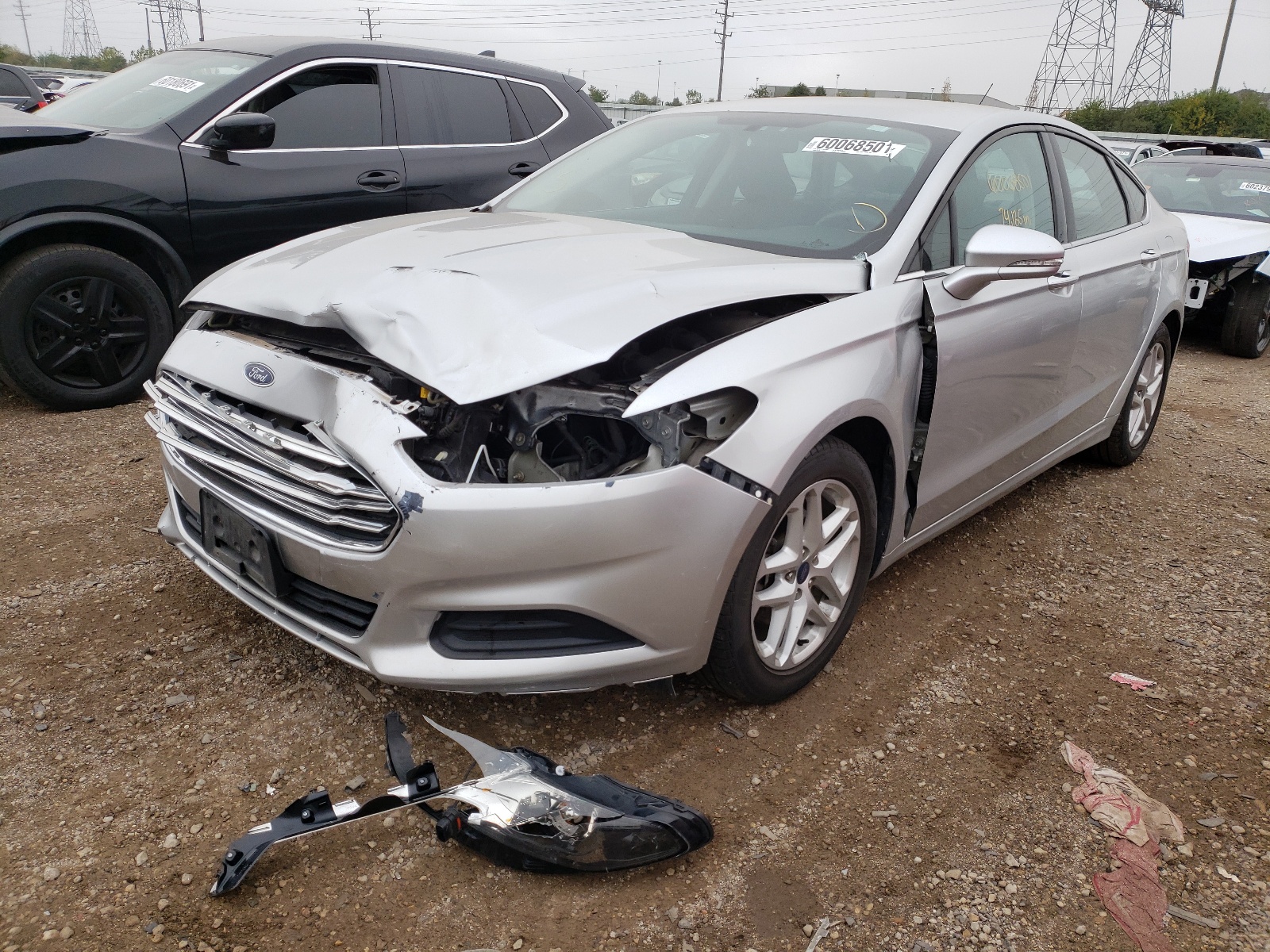 Photo 2 from auction – 2016 FORD FUSION SE with VIN 3FA6P0H77GR357800