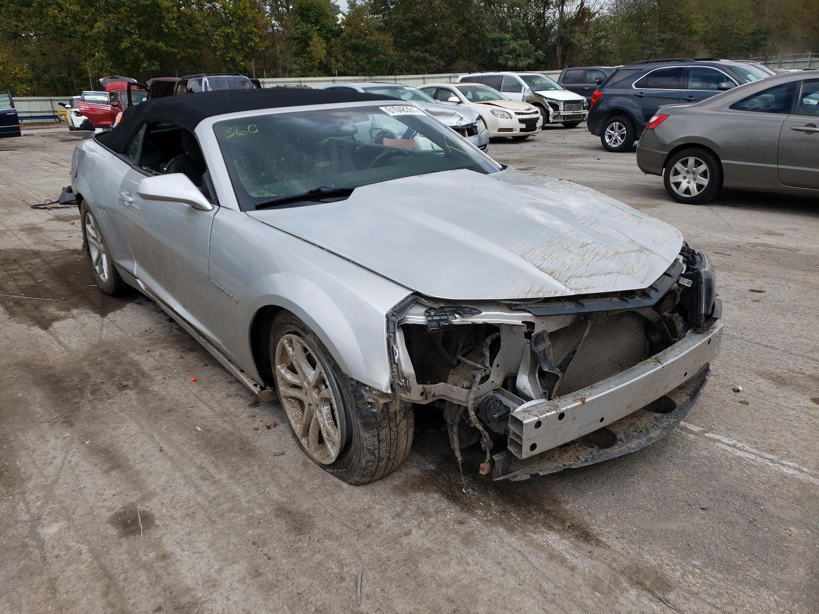 CHEVROLET CAMARO LT 2015 with VIN 2G1FD3D39F9280190 - Photo from auction