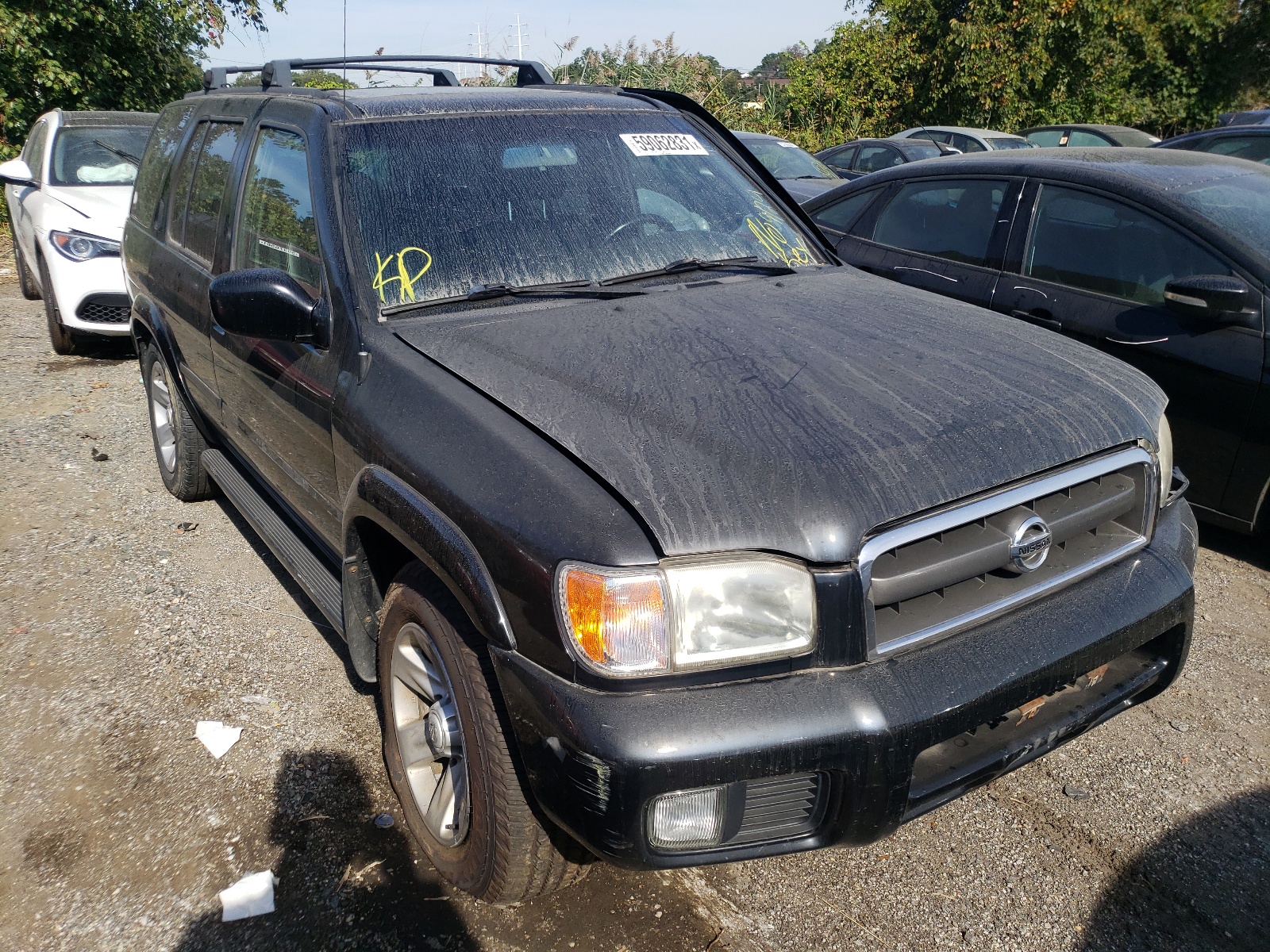 NISSAN PATHFINDER 2002 with VIN JN8DR09Y52W722424 - Photo from auction