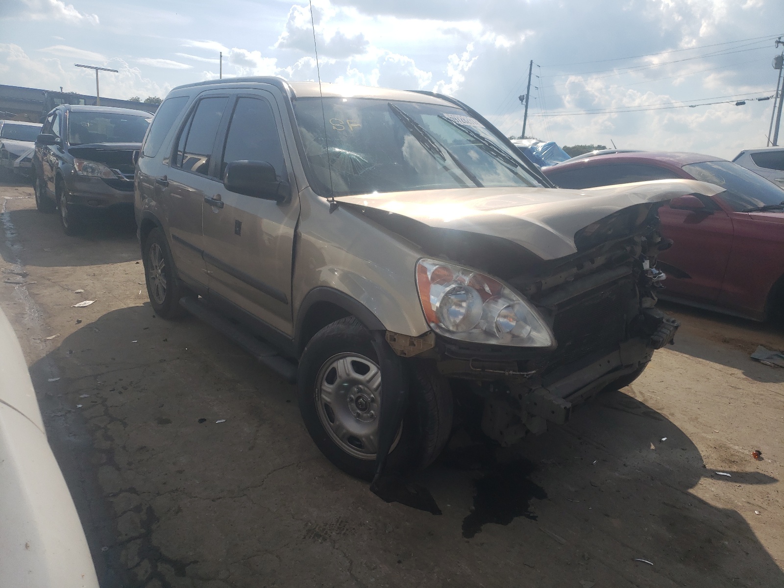 Photo 1 from auction – 2006 HONDA CR-V LX with VIN JHLRD68576C004037