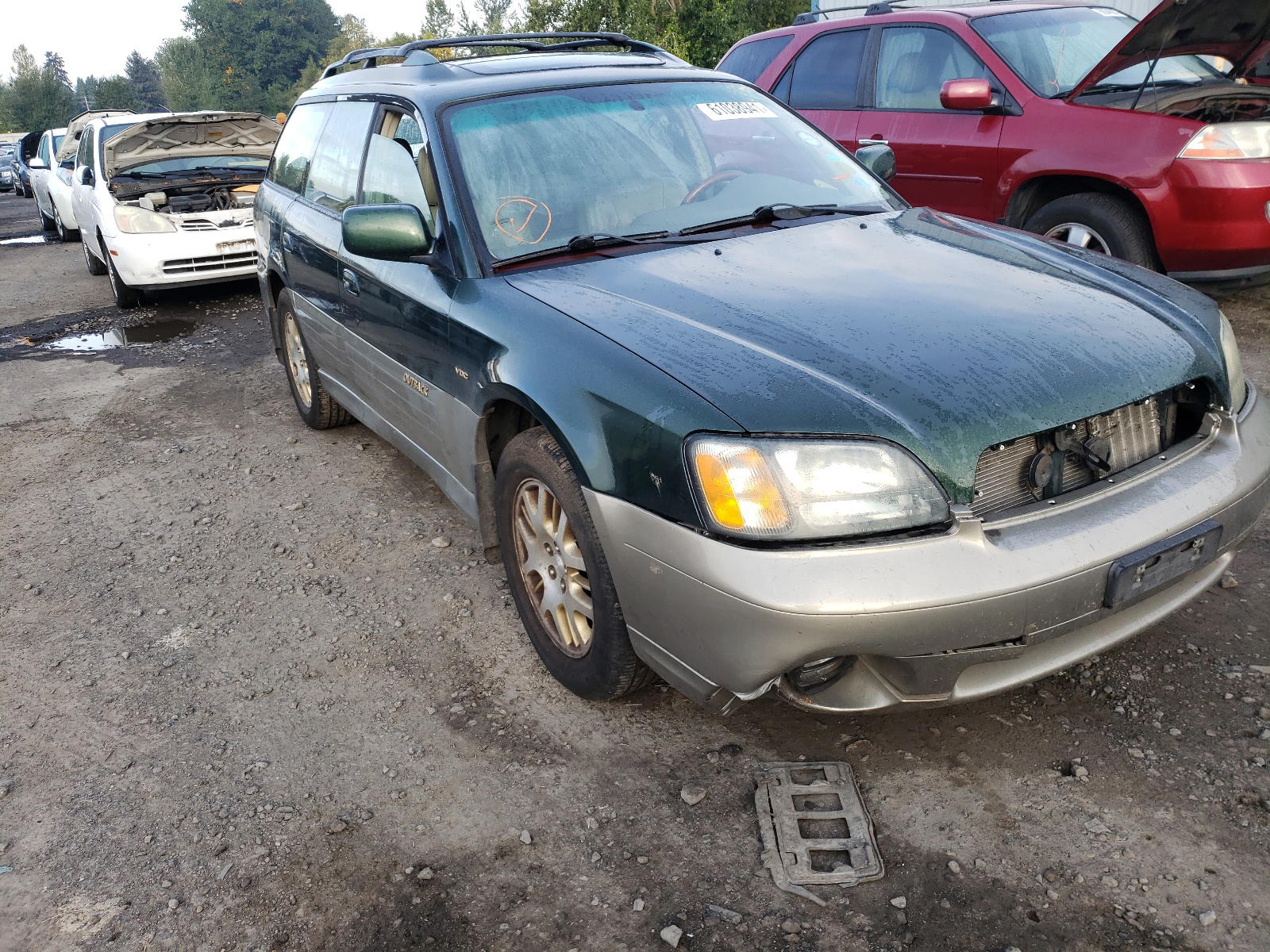 SUBARU LEGACY 2001 with VIN 4S3BH896517654170 - Photo from auction