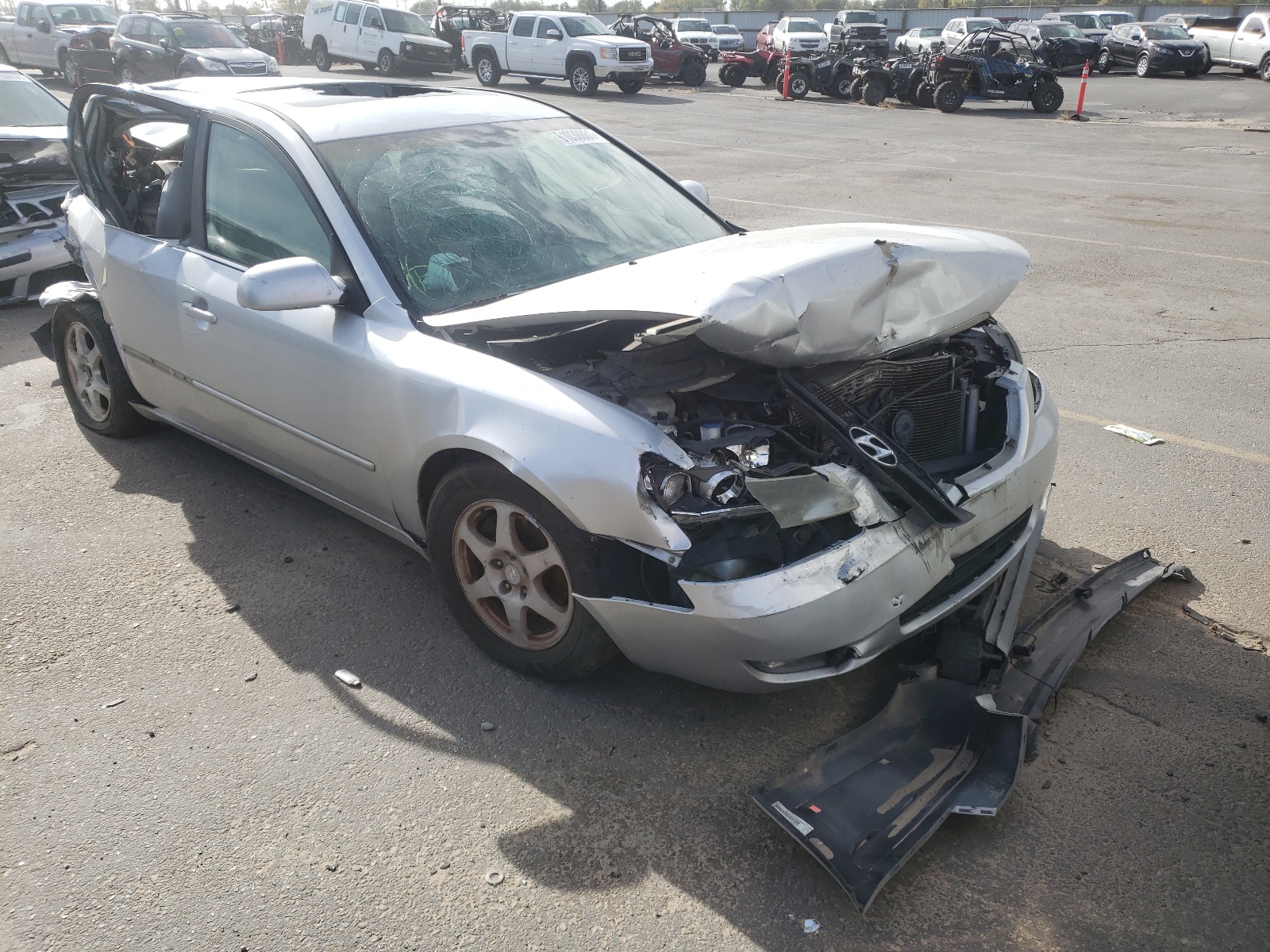 HYUNDAI SONATA GLS 2006 with VIN 5NPEU46F06H038692 - Photo from auction