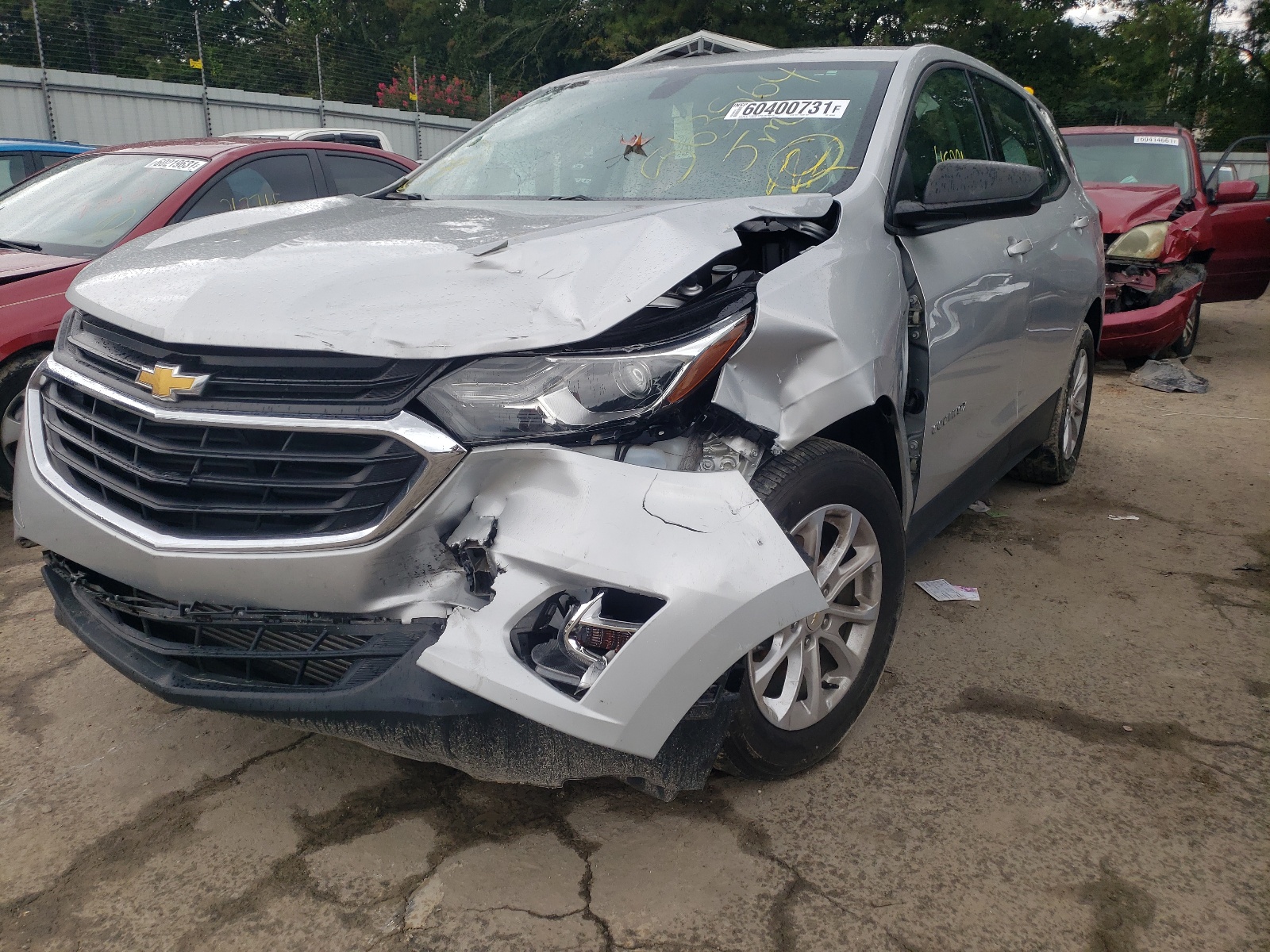 Photo 2 from auction – 2019 CHEVROLET EQUINOX LS with VIN 3GNAXHEV1KS563564