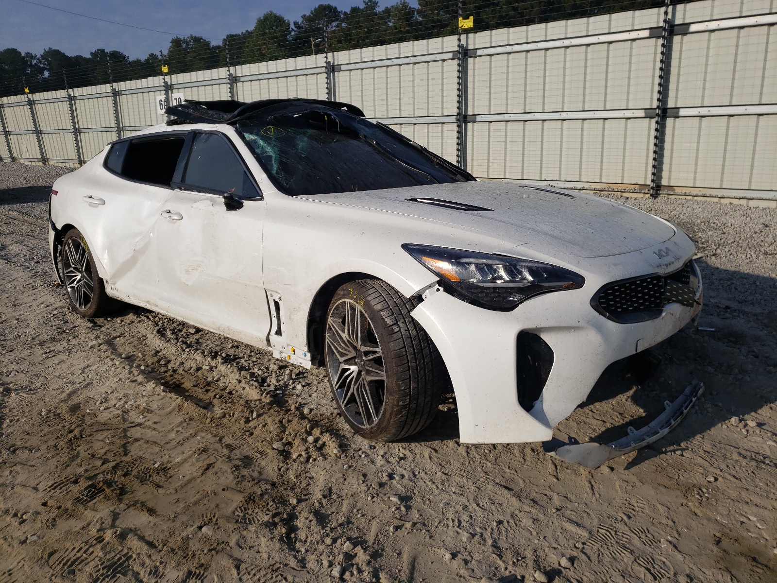 KIA STINGER GT 2022 with VIN KNAE45LCXN6100346 - Photo from auction