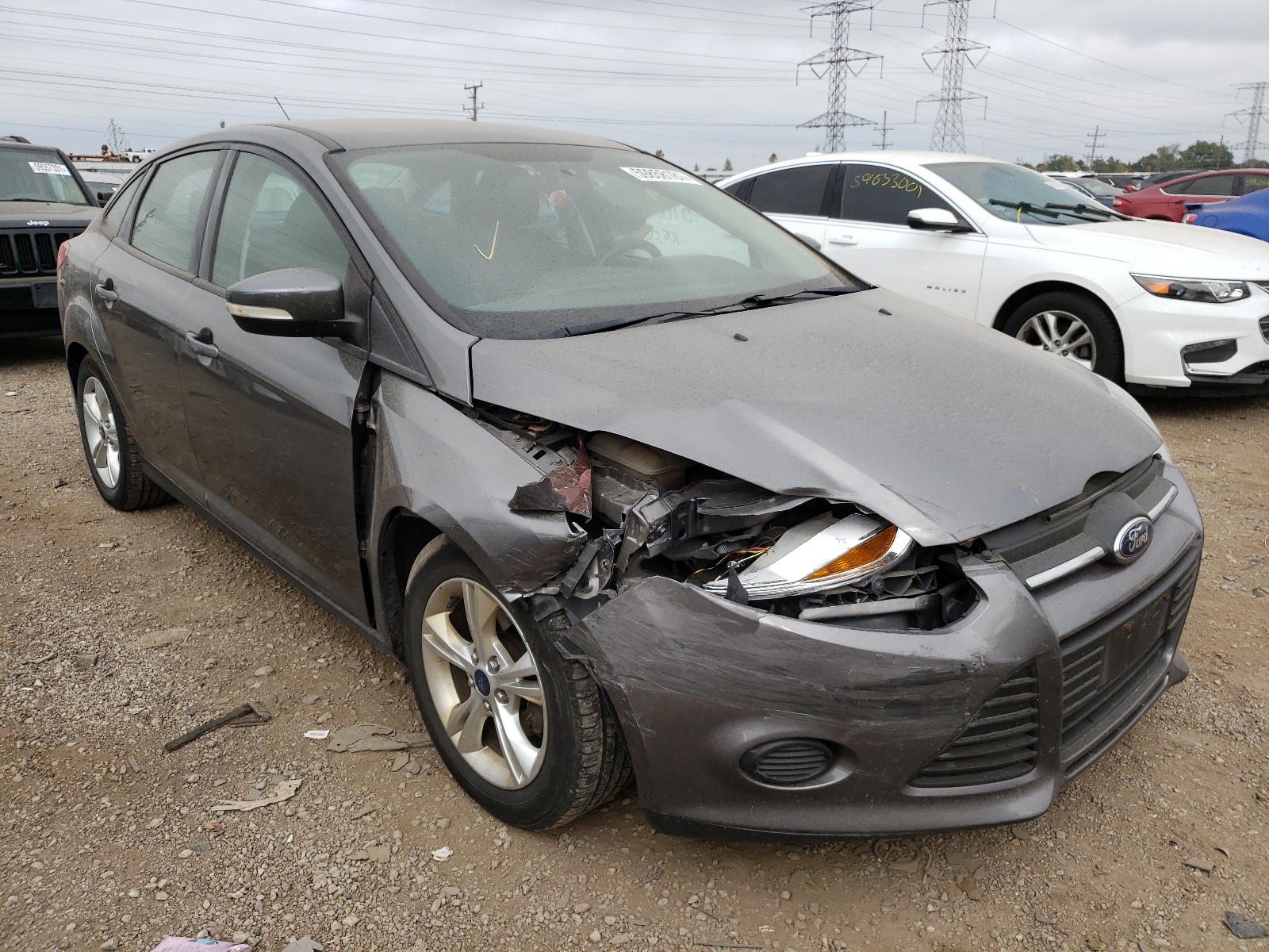 FORD FOCUS SE 2014 with VIN 1FADP3F27EL258387 - Photo from auction