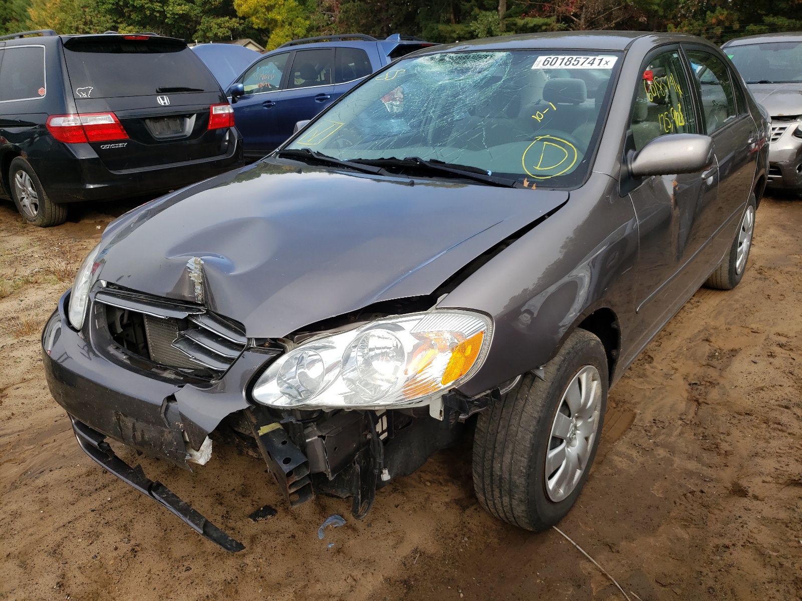 Photo 2 from auction – 2004 TOYOTA COROLLA CE with VIN 1NXBR38E84Z221050
