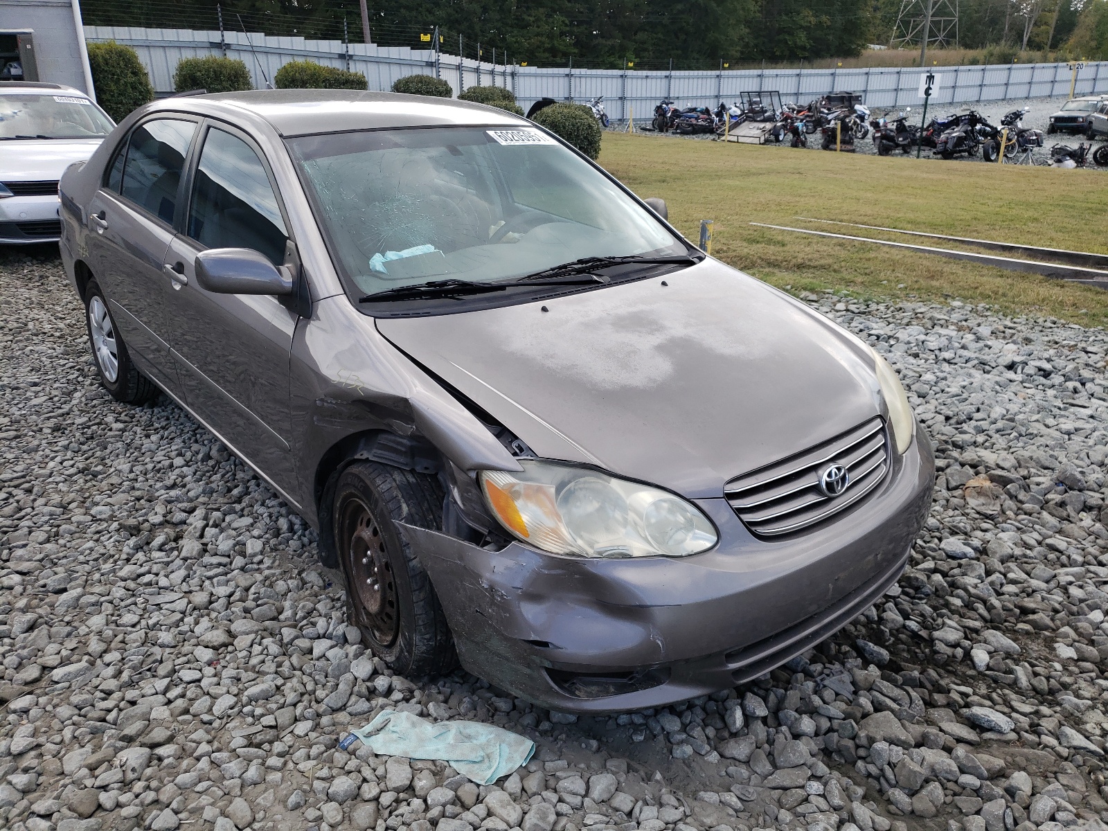TOYOTA COROLLA CE 2003 with VIN 1NXBR32E53Z004241 - Photo from auction