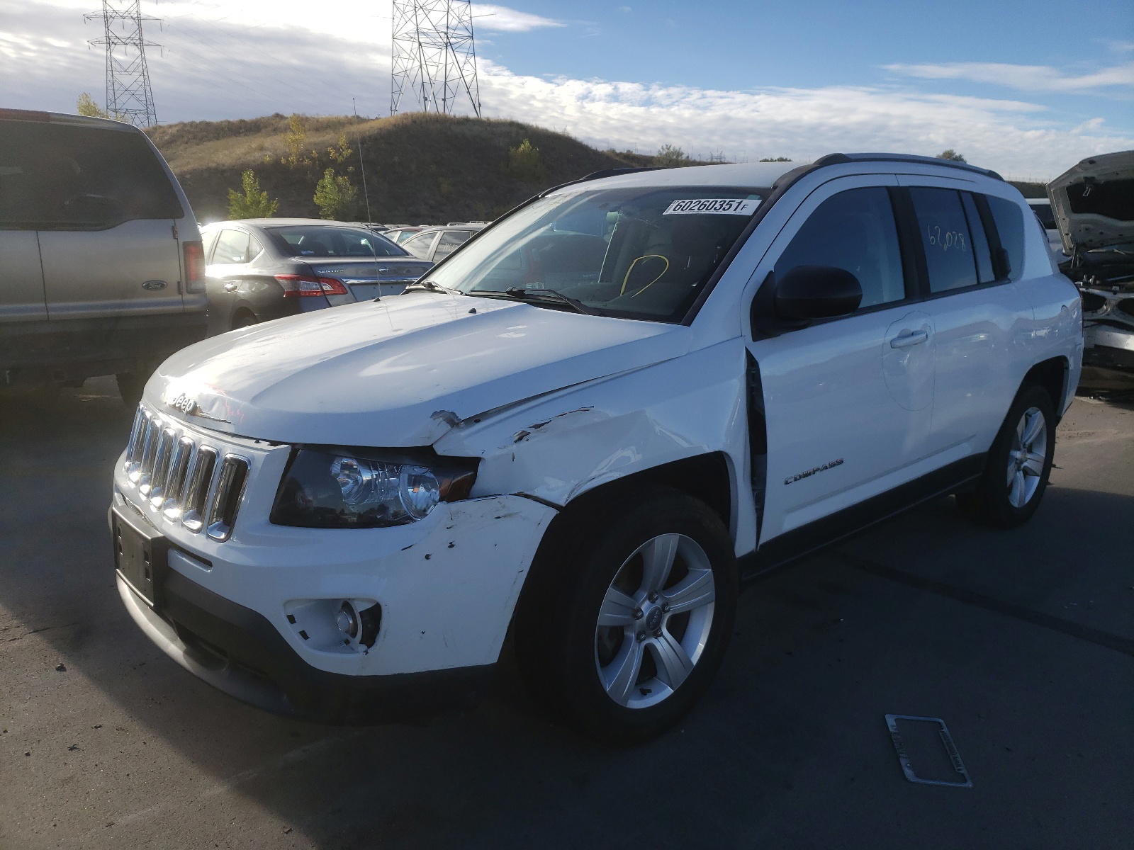Photo 2 from auction – 2015 JEEP COMPASS SP with VIN 1C4NJDBB6FD257092