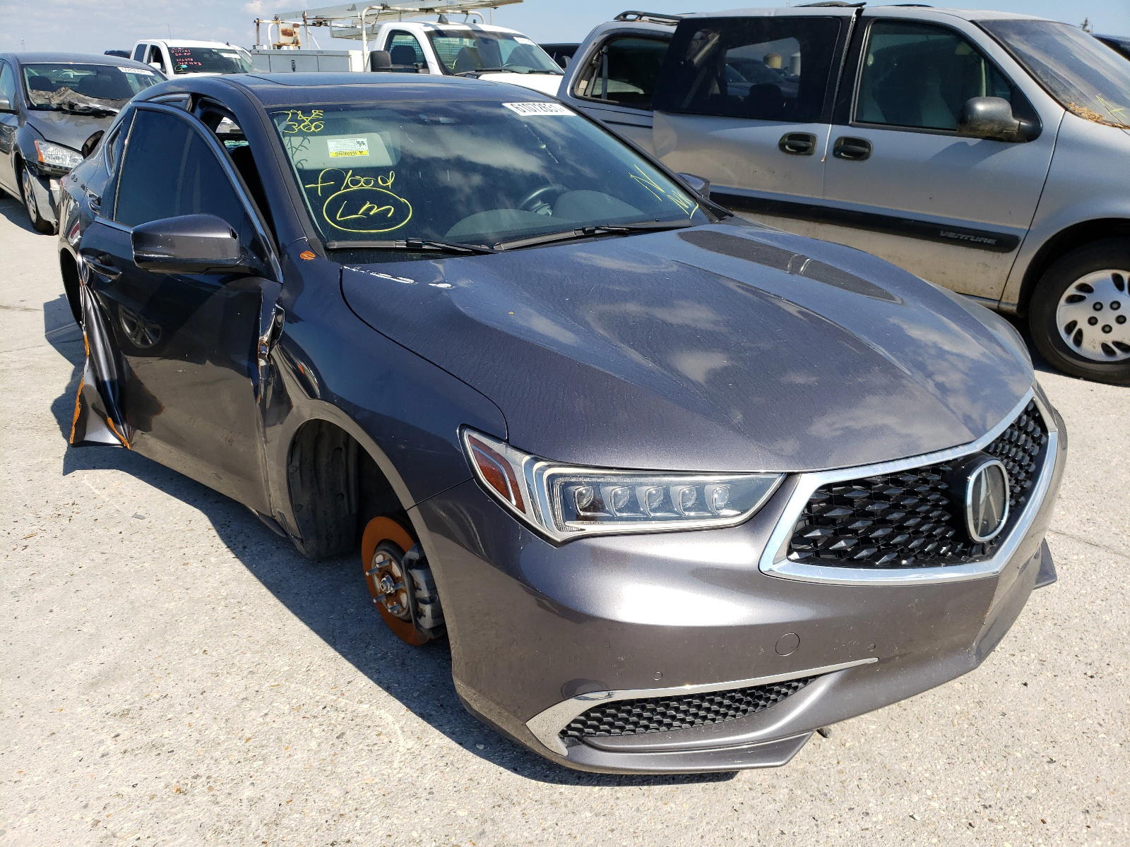 ACURA TLX TECH 2018 with VIN 19UUB2F53JA003790 - Photo from auction