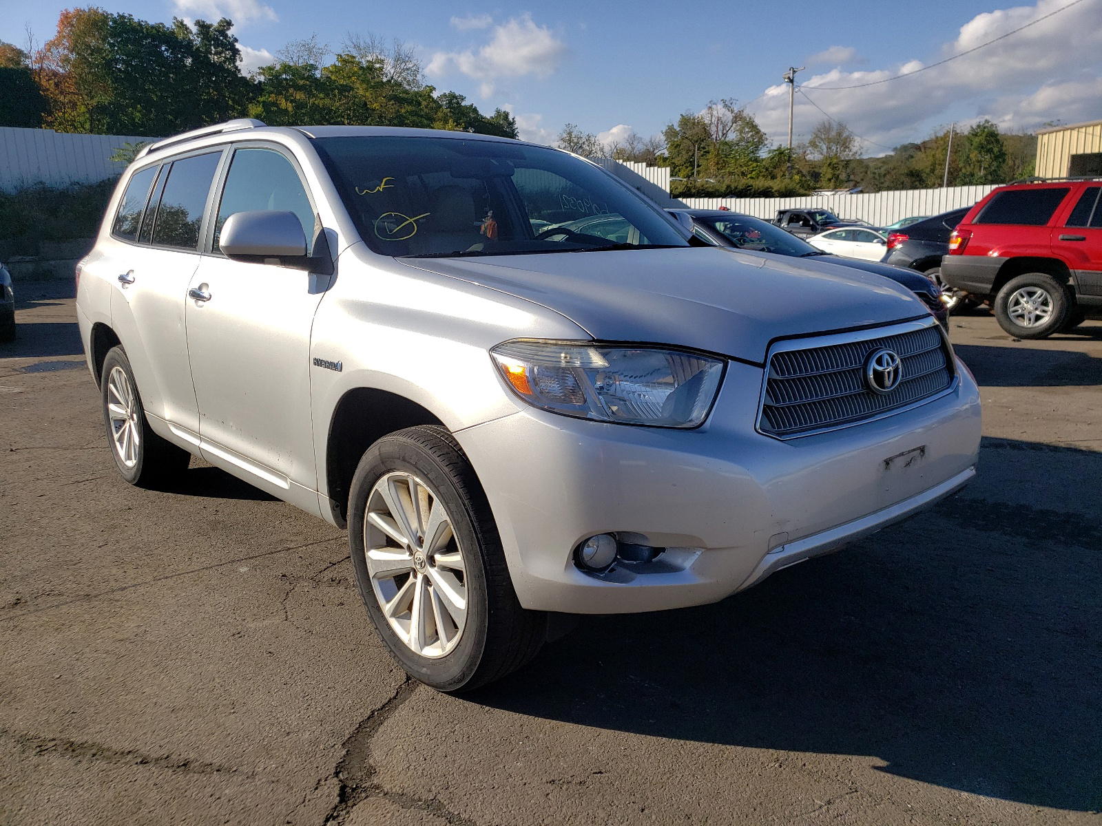 TOYOTA HIGHLANDER 2008 with VIN JTEEW44A582019847 - Photo from auction
