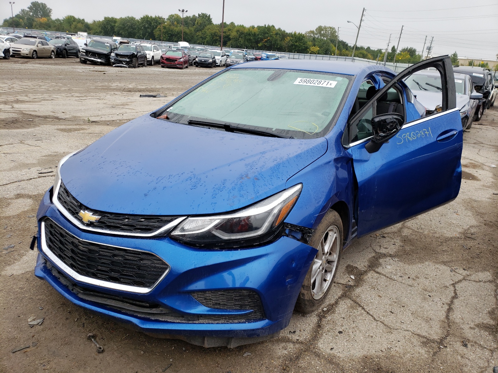 Photo 2 from auction – 2016 CHEVROLET CRUZE LT with VIN 1G1BE5SM9G7239693