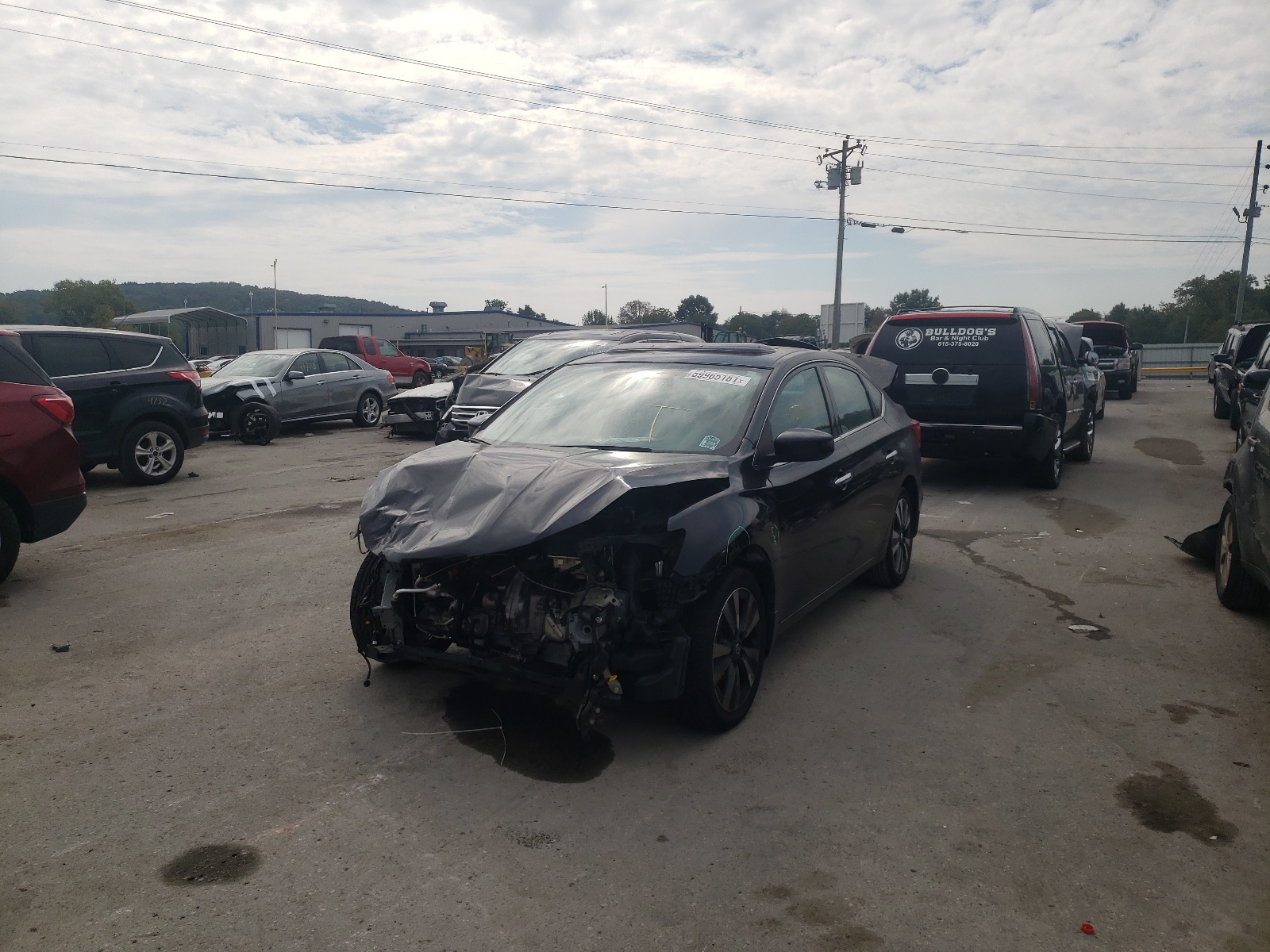 Photo 2 from auction – 2019 NISSAN SENTRA S with VIN 3N1AB7AP3KY309167