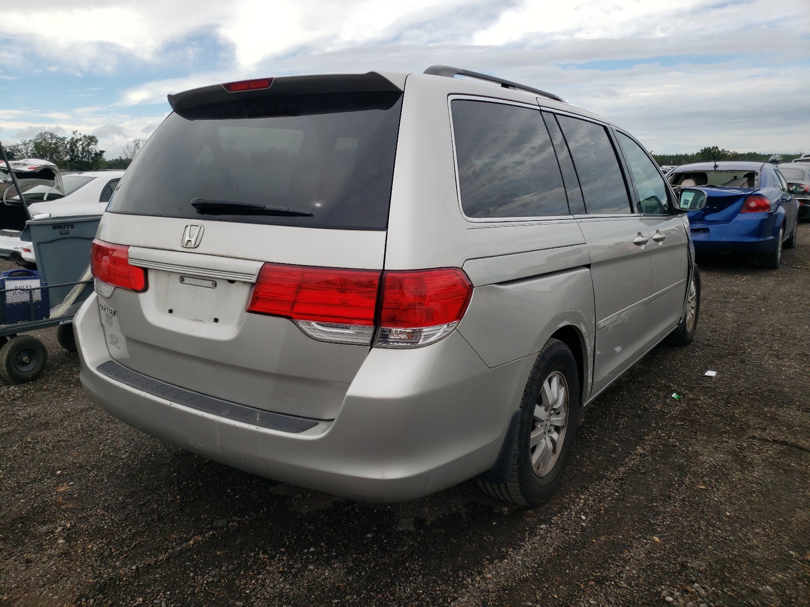 Photo 4 from auction – 2008 HONDA ODYSSEY EX with VIN 5FNRL38768B099681