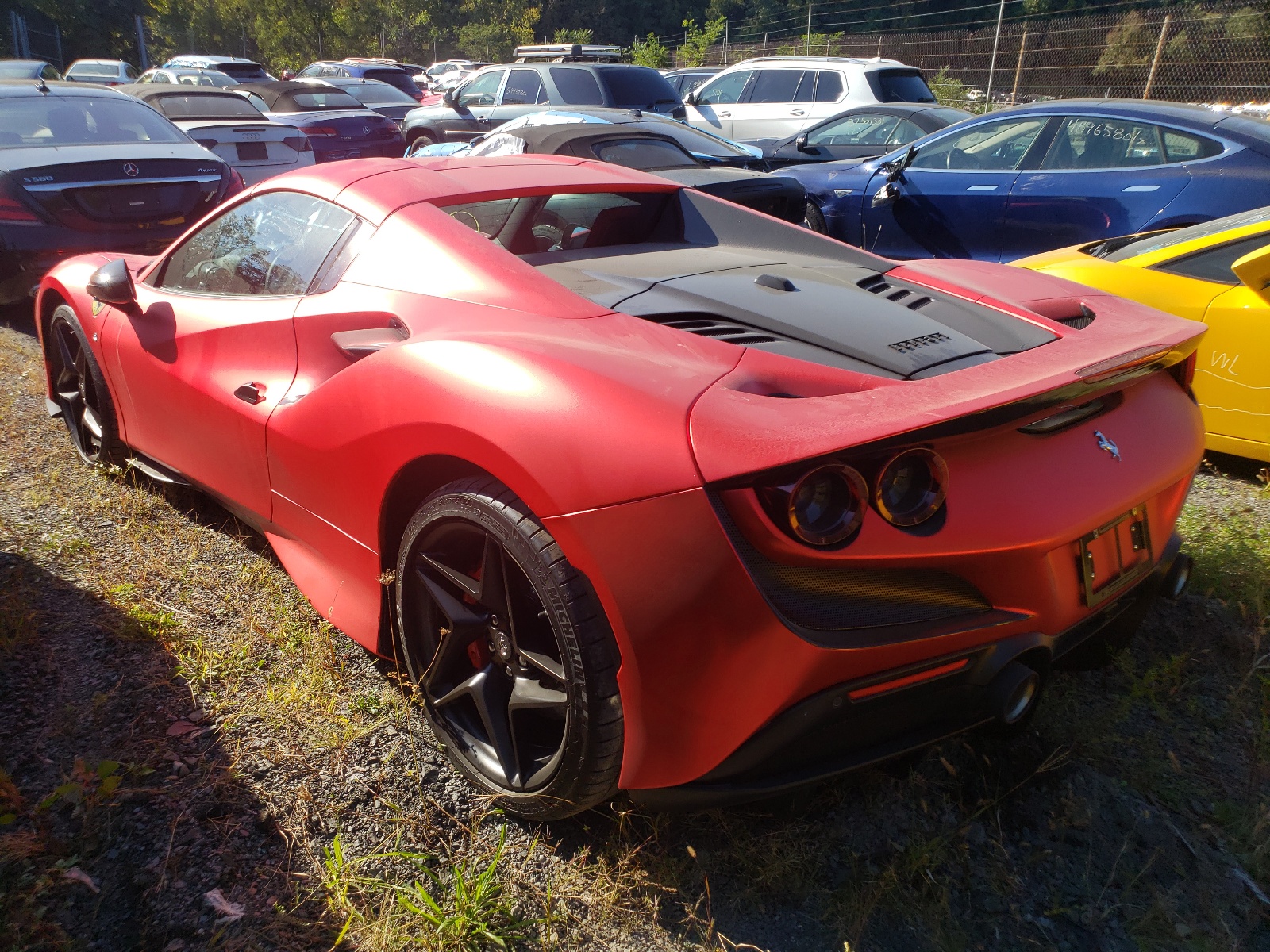 Photo 3 from auction – 2021 FERRARI F8 SPIDER with VIN ZFF93LMAXM0260691