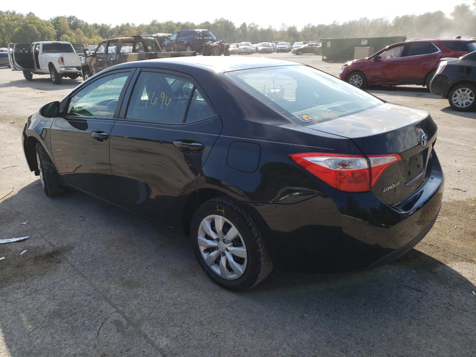 Photo 3 from auction – 2014 TOYOTA COROLLA L with VIN 2T1BURHE0EC075411