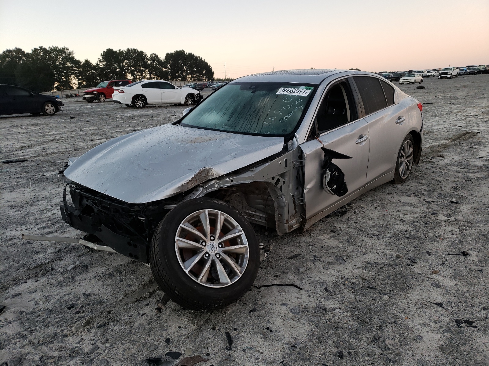 Photo 2 from auction – 2017 INFINITI Q50 PREMIU with VIN JN1EV7AP1HM740336