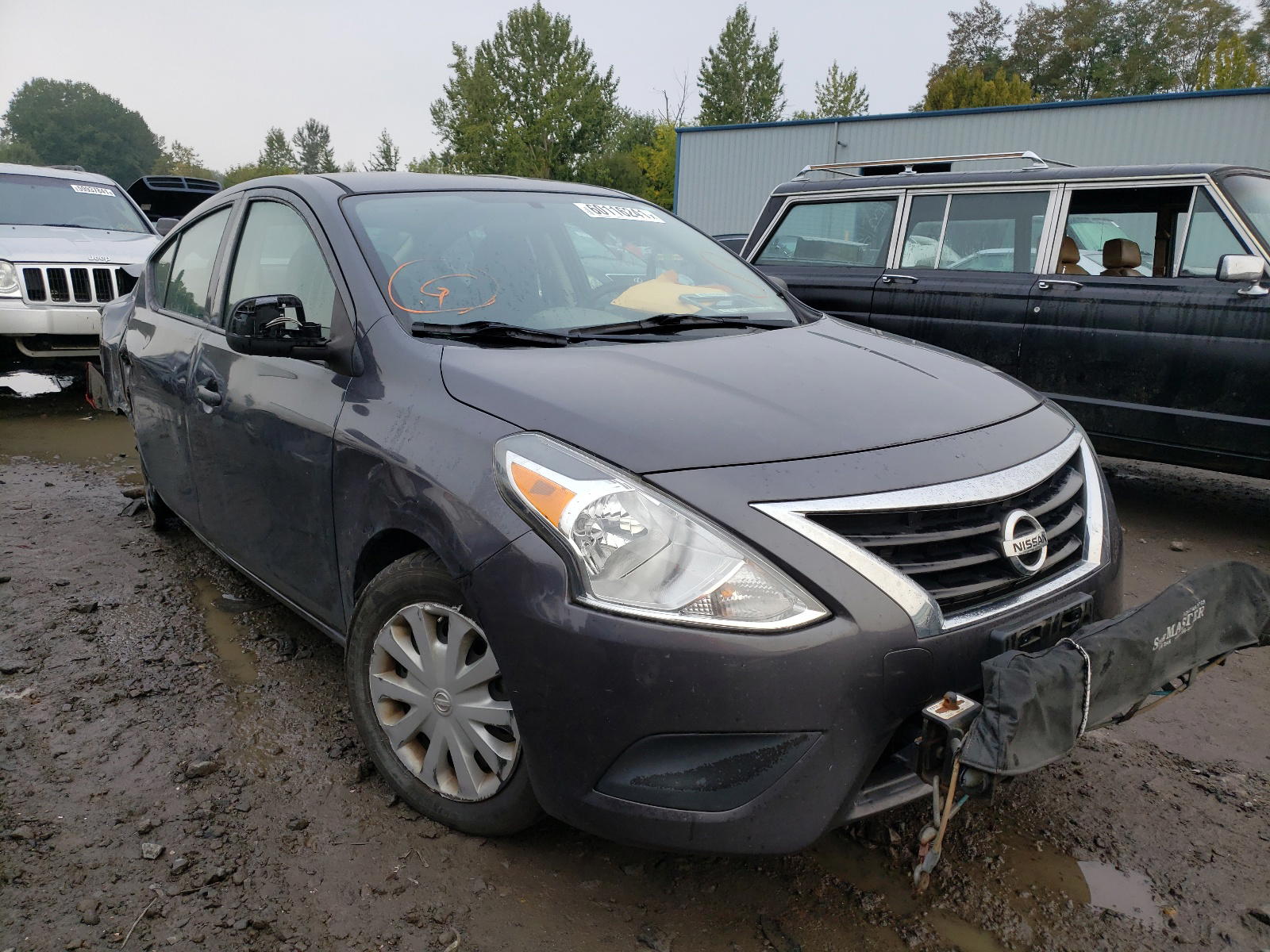 NISSAN VERSA S 2015 with VIN 3N1CN7AP2FL878742 - Photo from auction