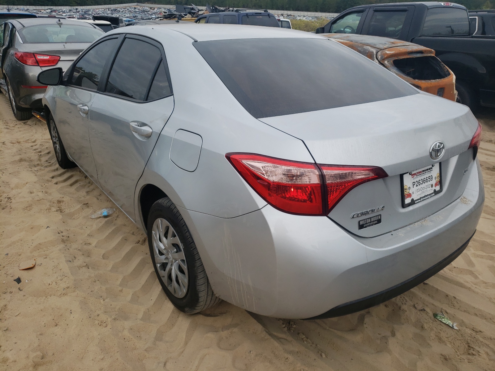 Photo 3 from auction – 2018 TOYOTA COROLLA L with VIN 2T1BURHE1JC107602