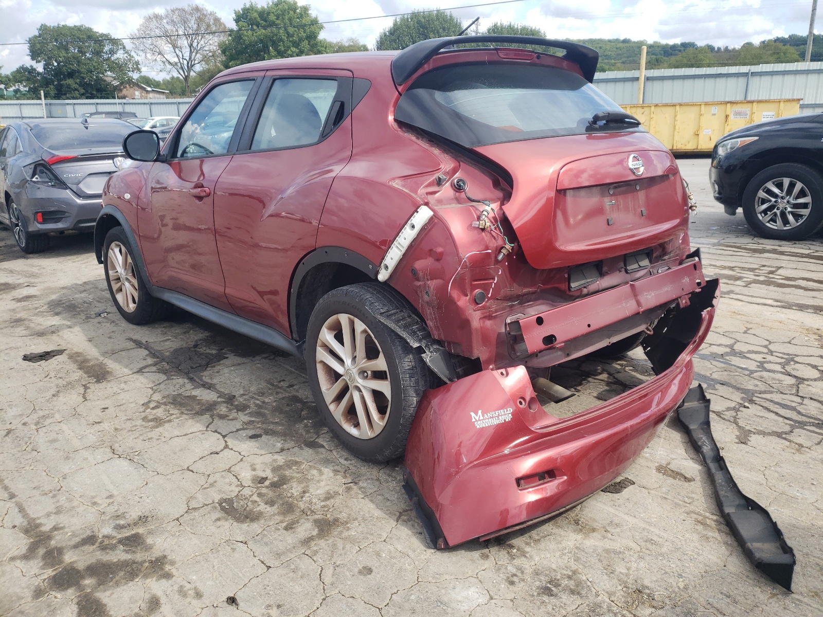 Photo 3 from auction – 2012 NISSAN JUKE S with VIN JN8AF5MR3CT109214