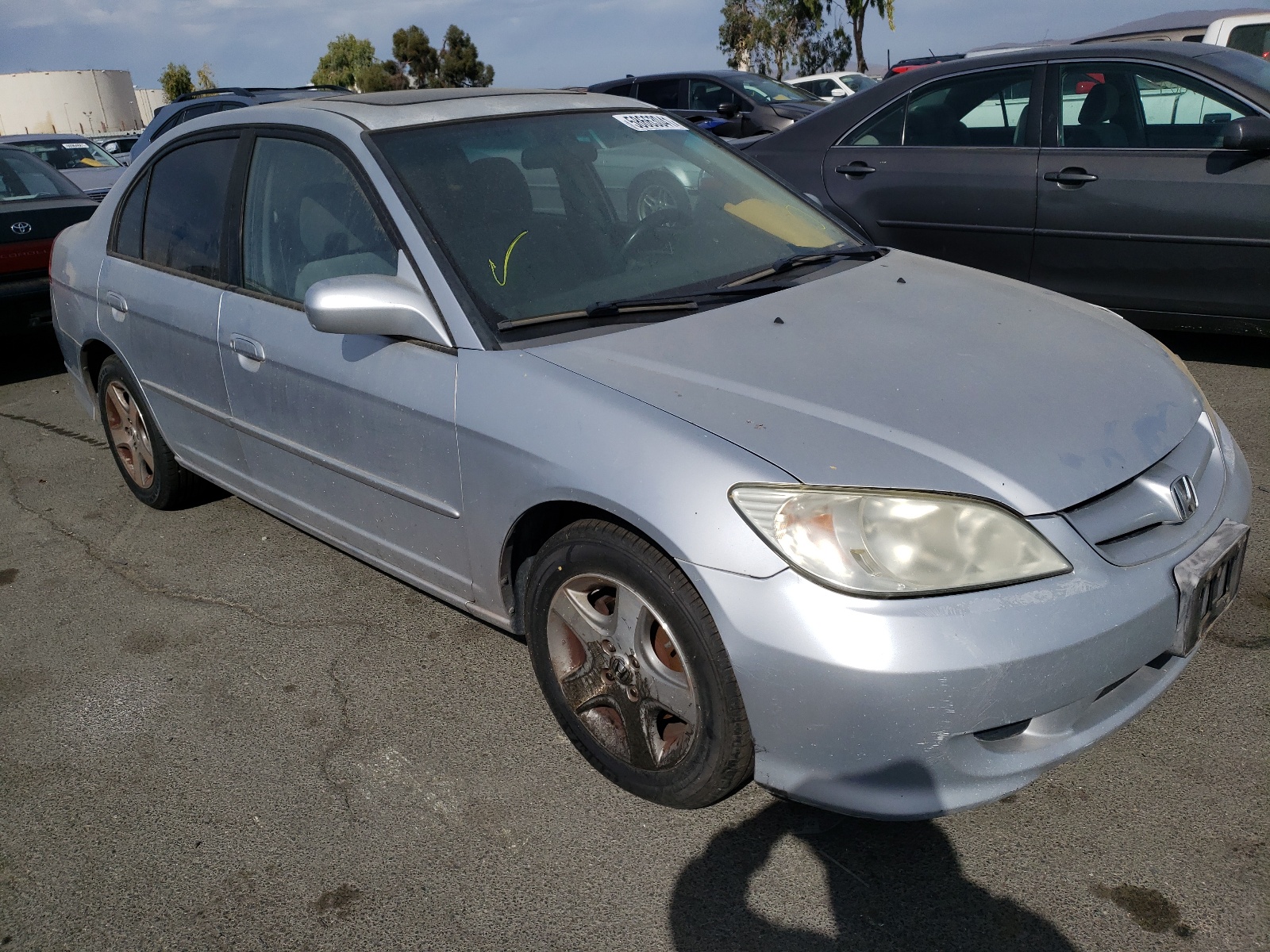 HONDA CIVIC EX 2005 with VIN 2HGES26775H528719 - Photo from auction