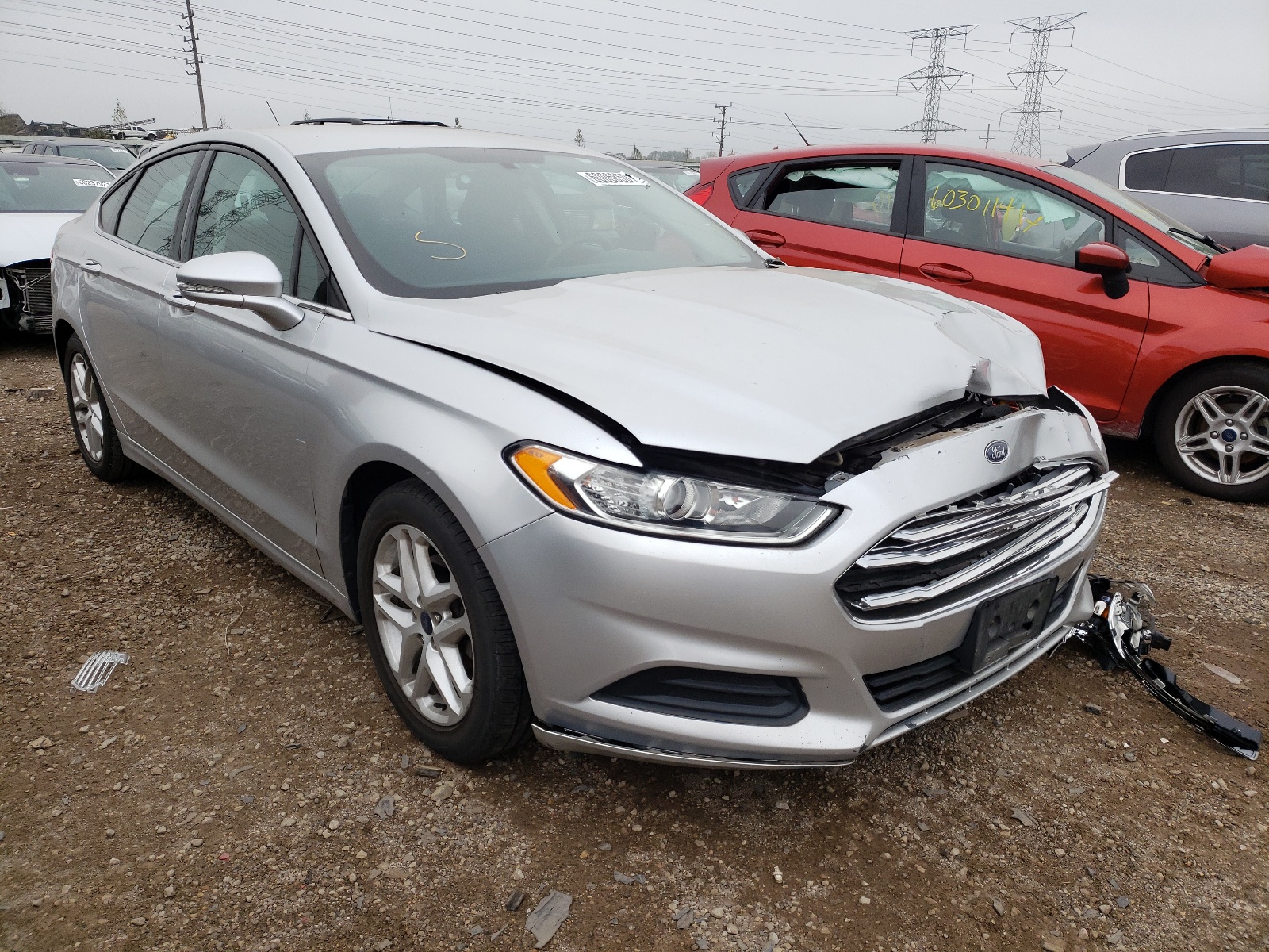 FORD FUSION SE 2016 with VIN 3FA6P0H77GR357800 - Photo from auction