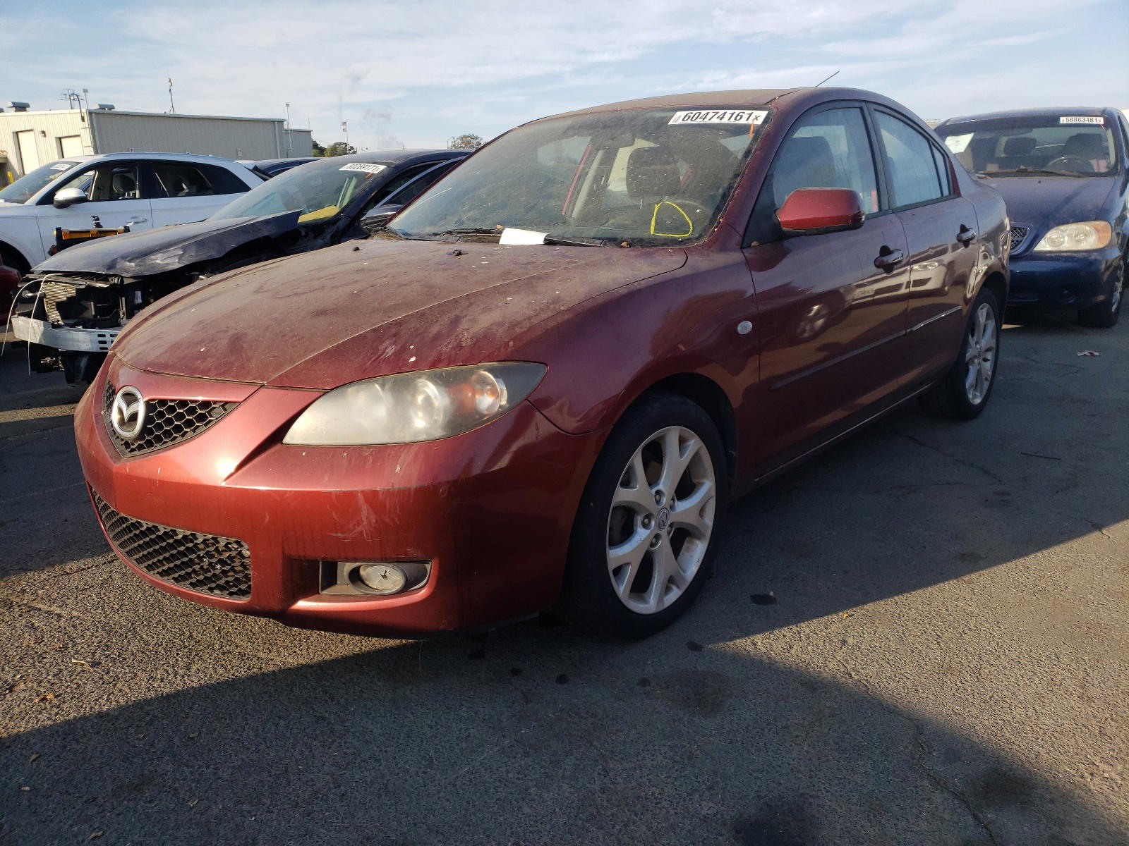 Photo 2 from auction – 2009 MAZDA 3 I with VIN JM1BK32F191189979